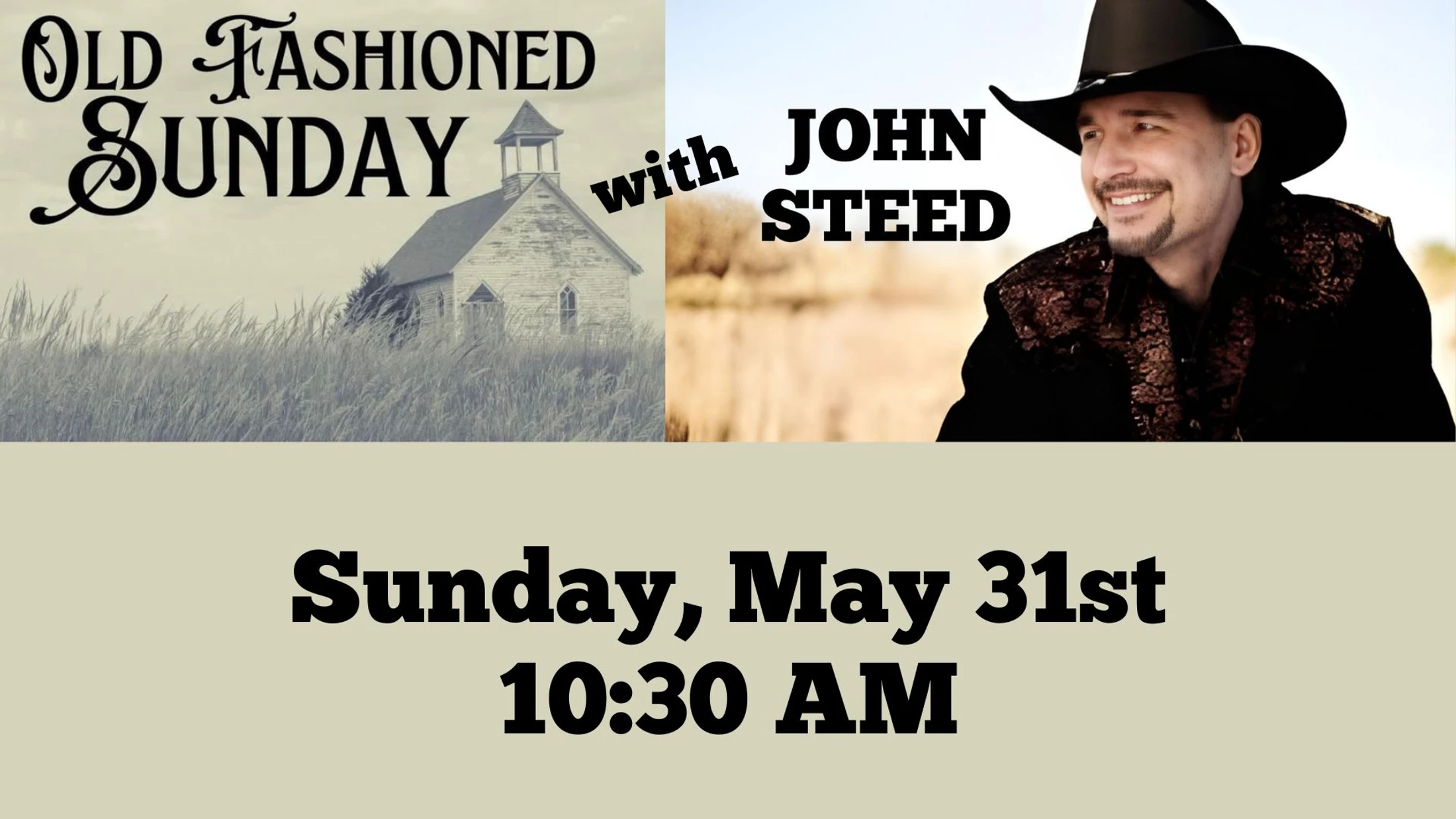 Old Fashioned Sunday with John Steed