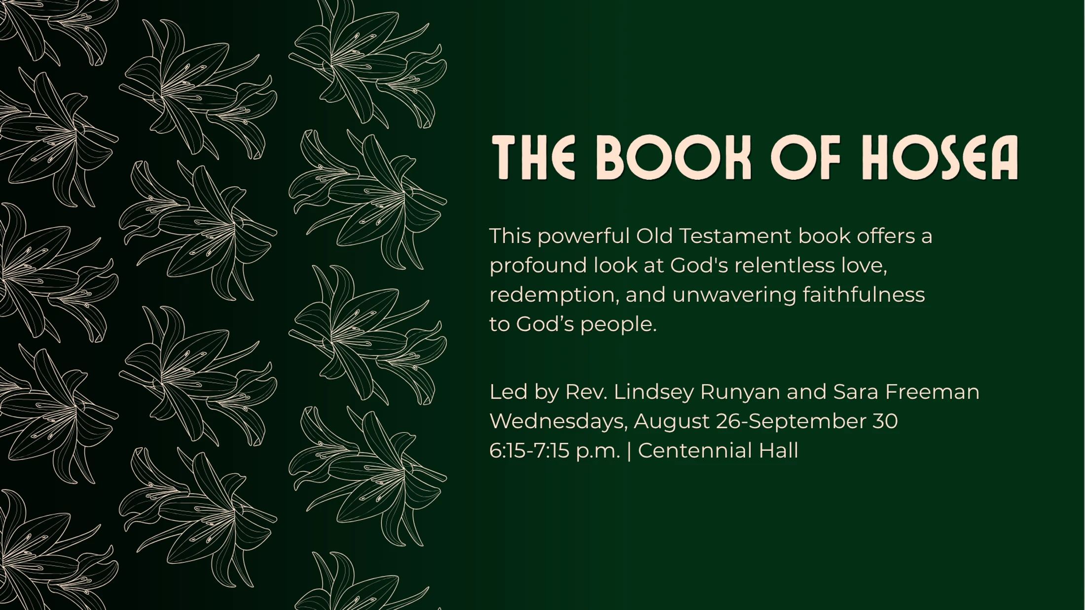 The Book of Hosea