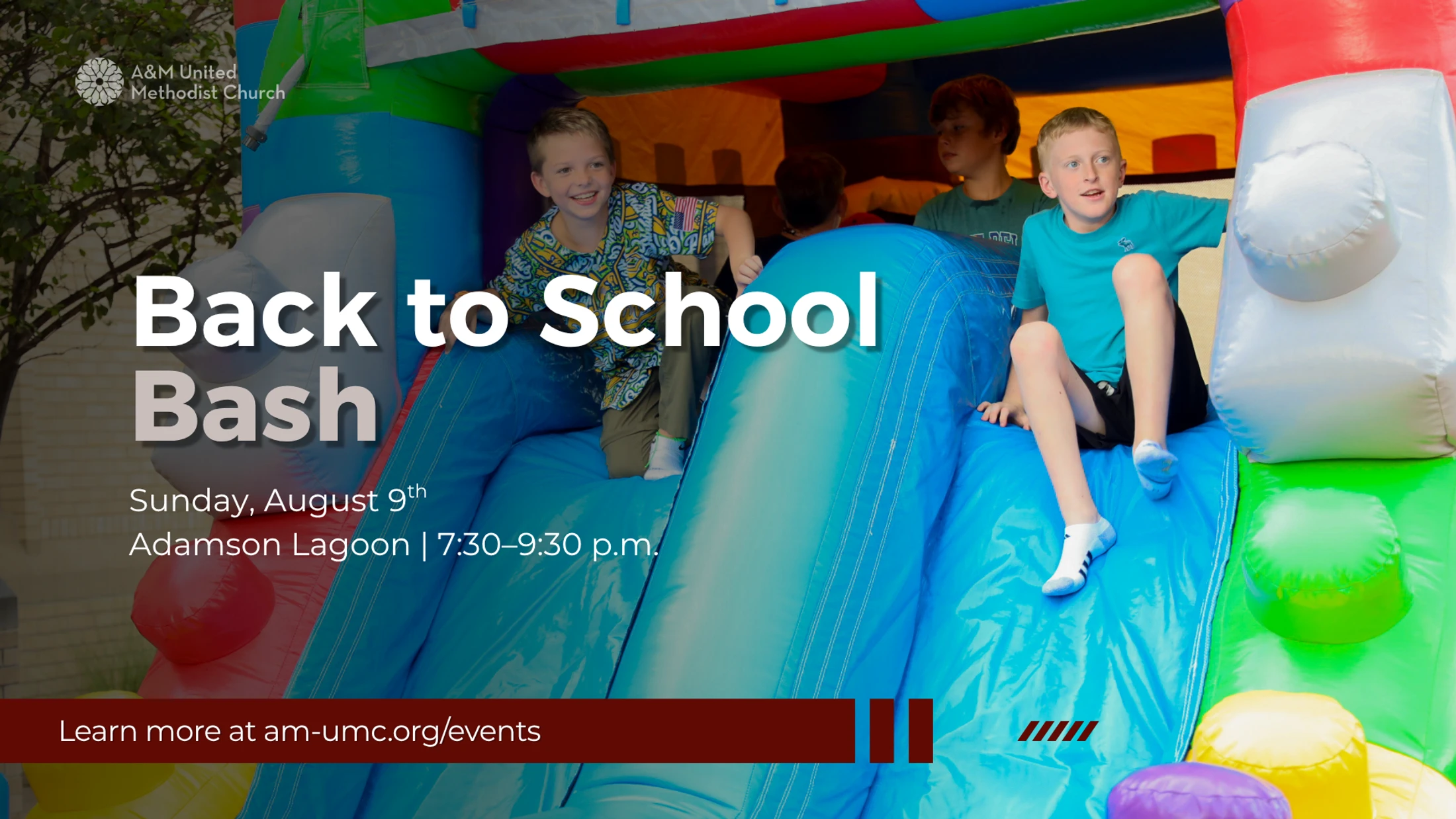 Back to School Bash at Adamson Lagoon