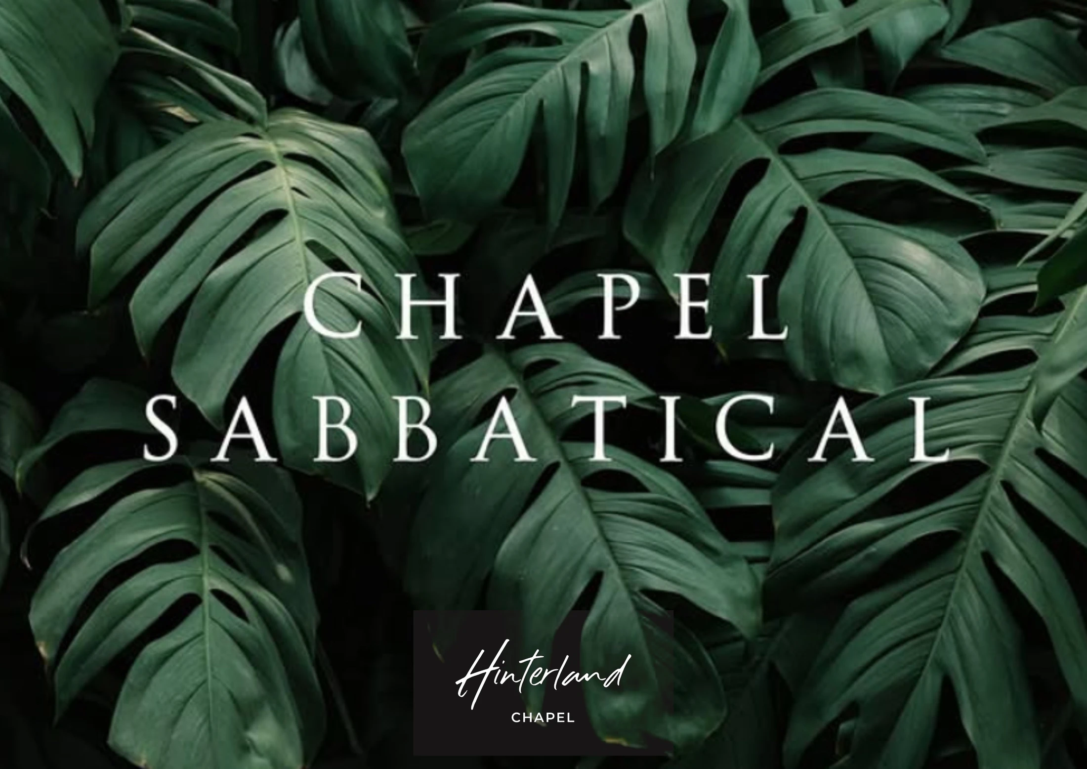 Chapel Sabbatical