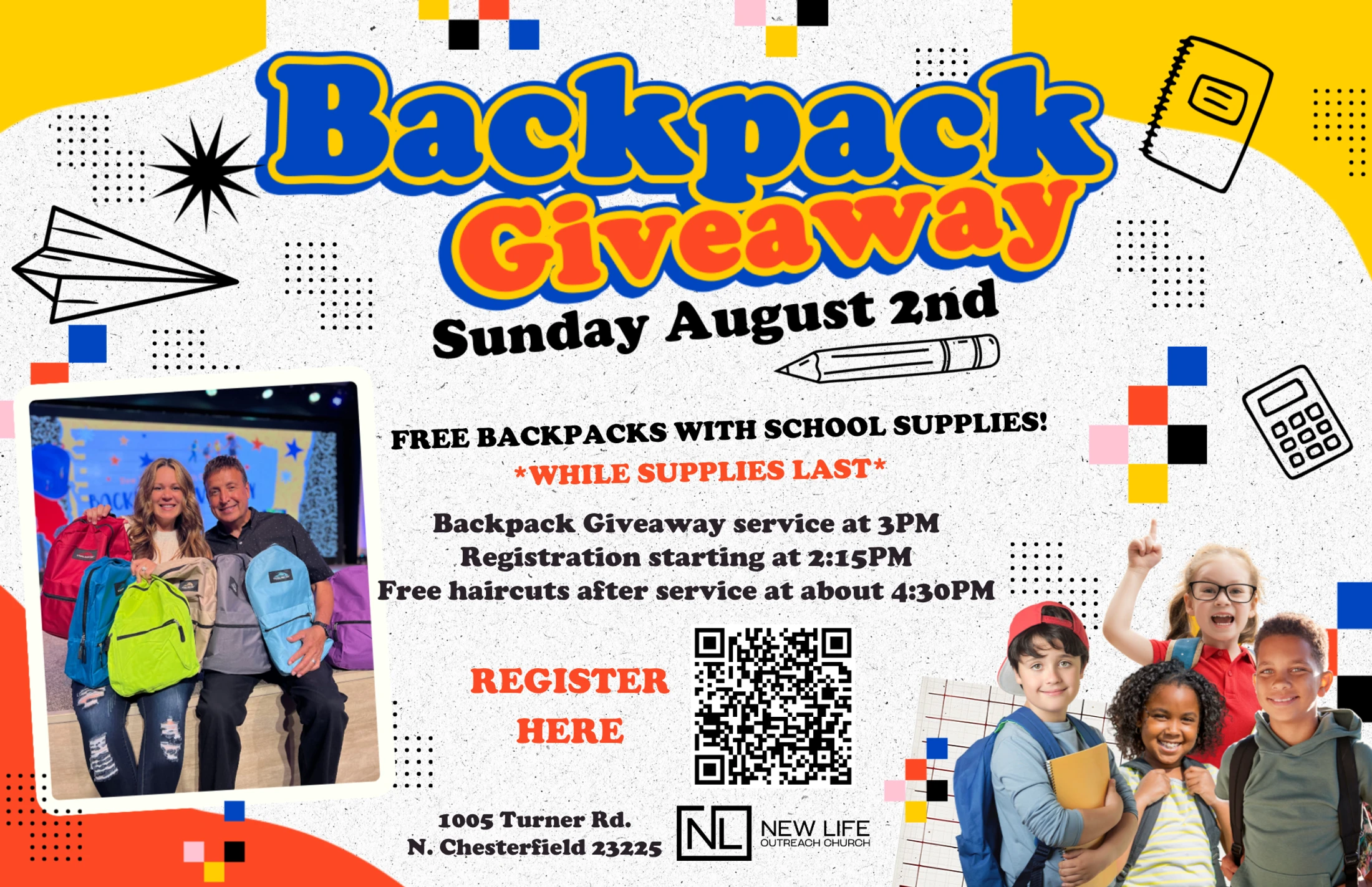 Backpack Giveaway 2026