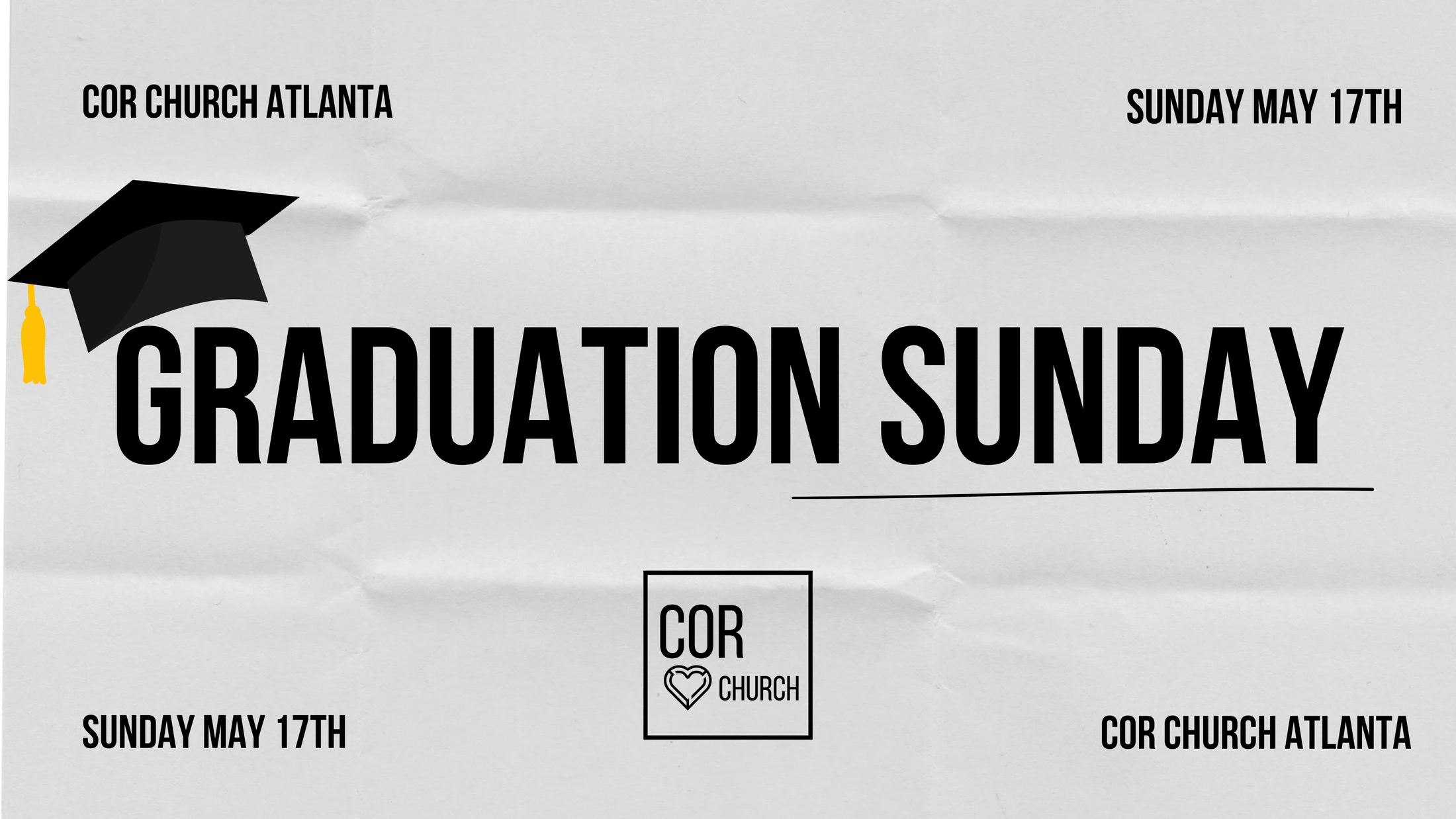 Graduation Sunday!
