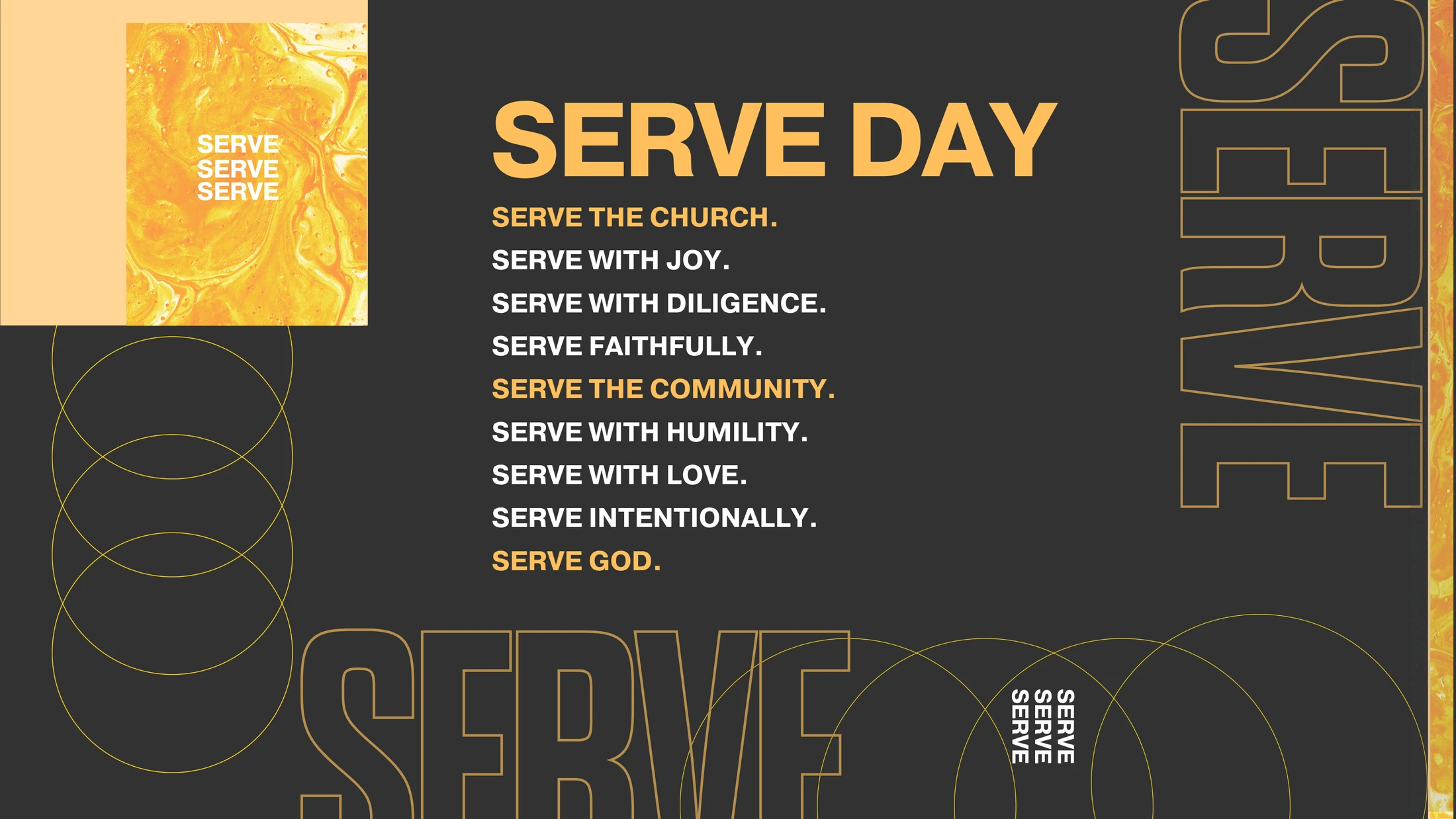 COR YTH: Serve Day!