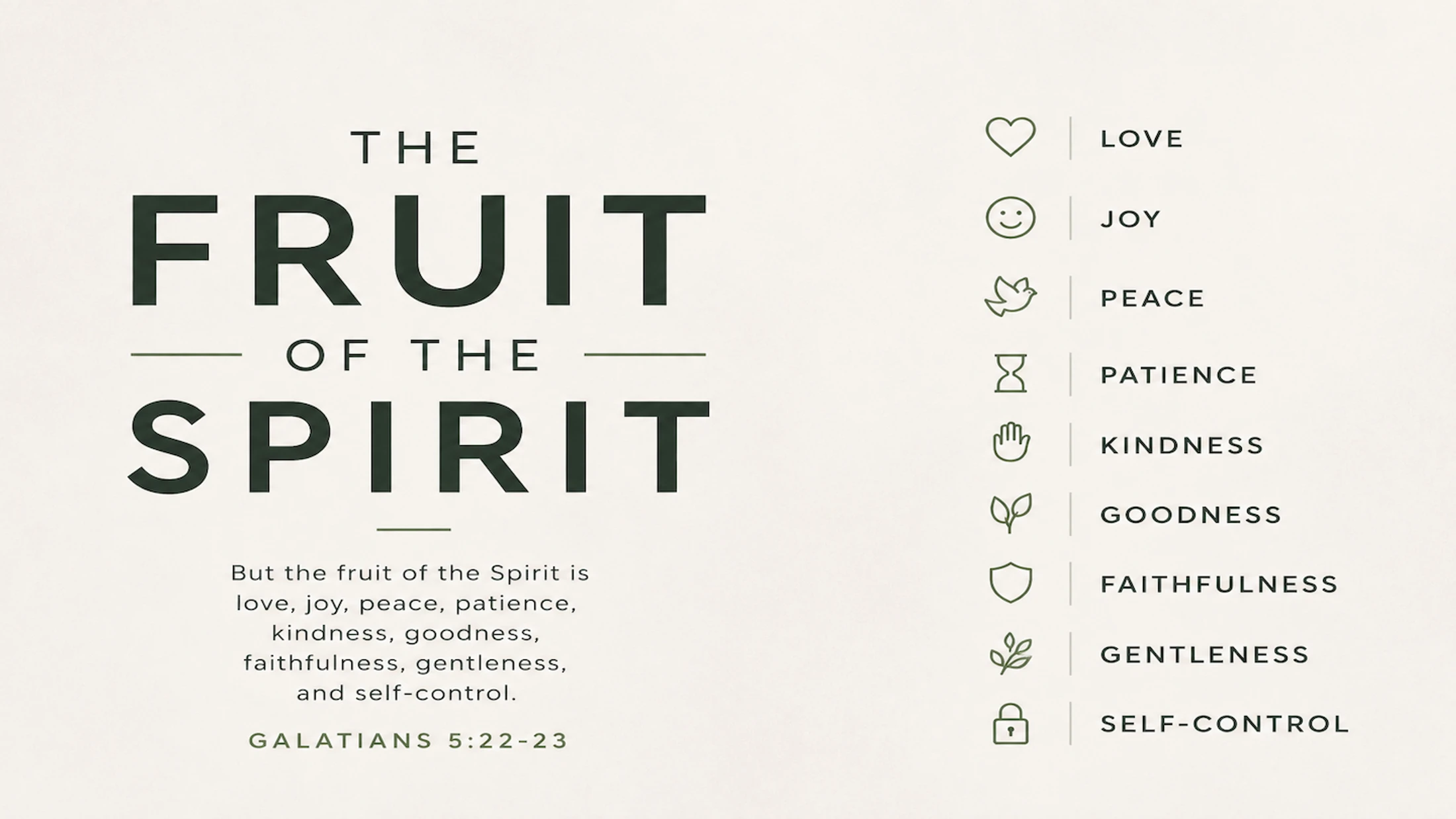The Fruit of the Spirit- Joy- Part One
