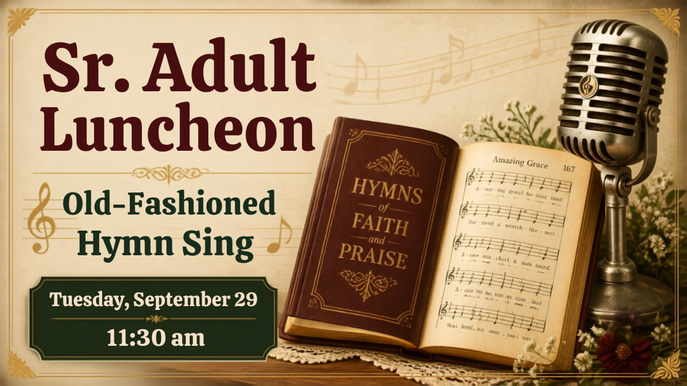 Sr. Adult Luncheon