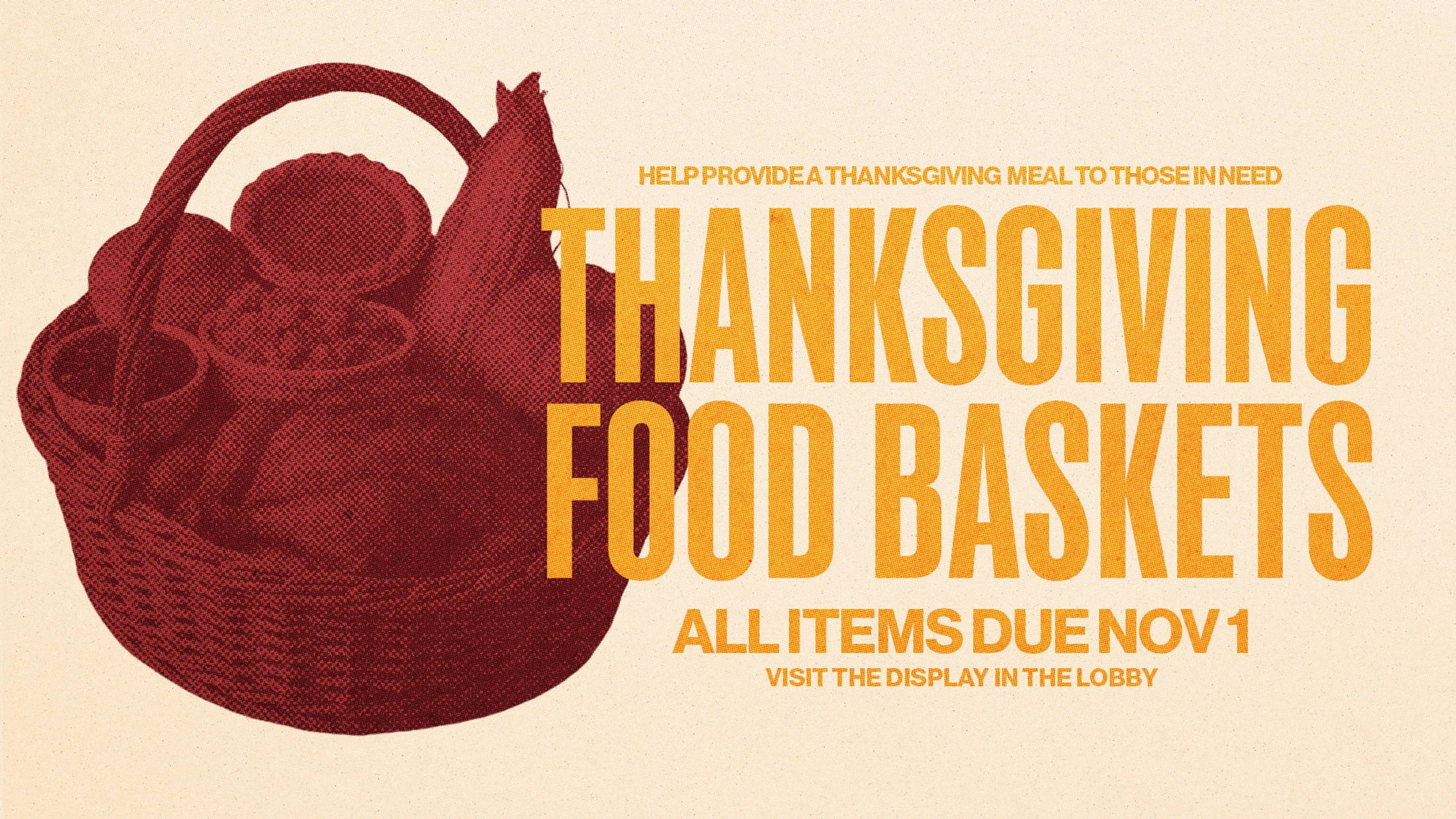 Thanksgiving Food Basket (Pickerington & The Chapel Campuses)