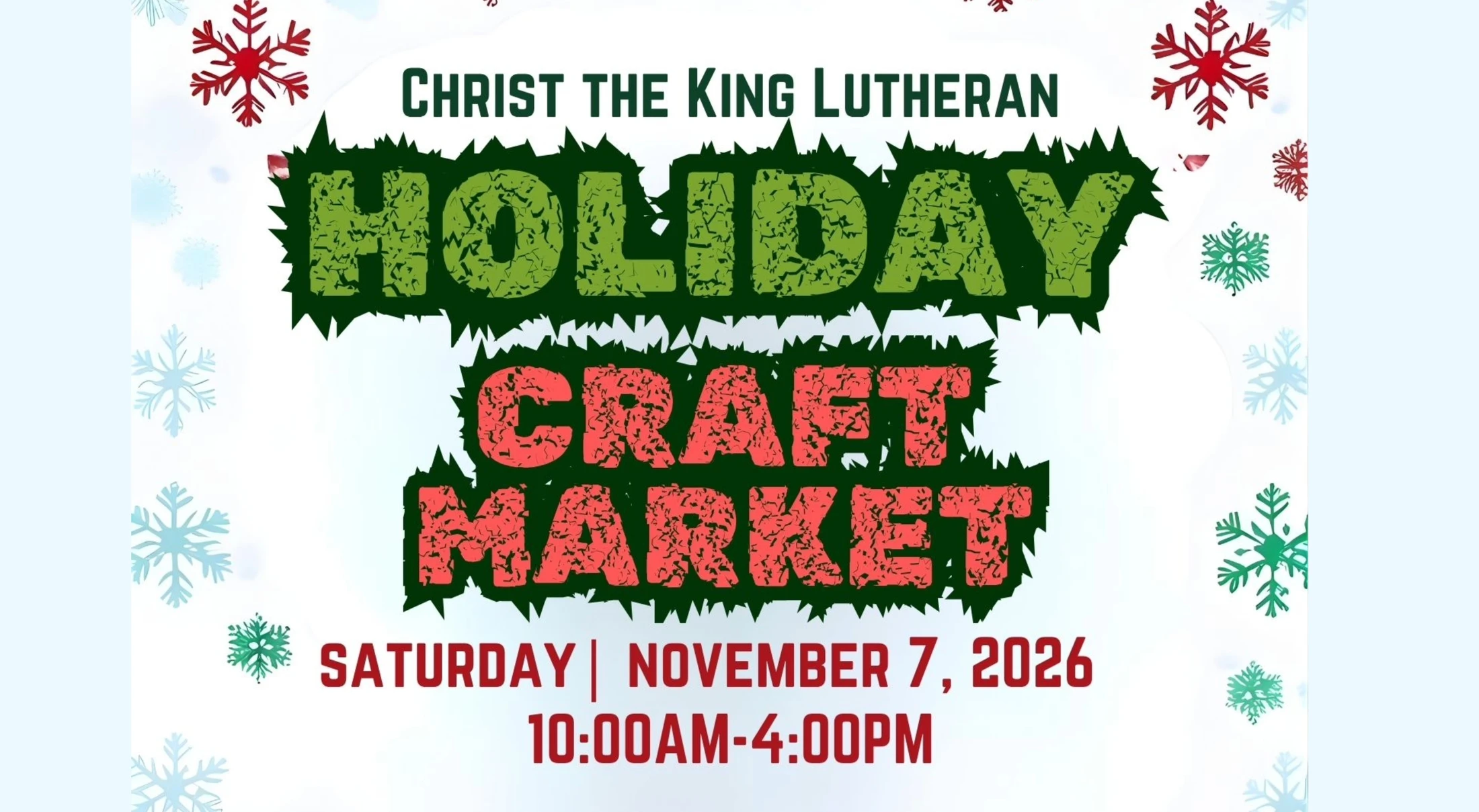 Holiday Craft Market
