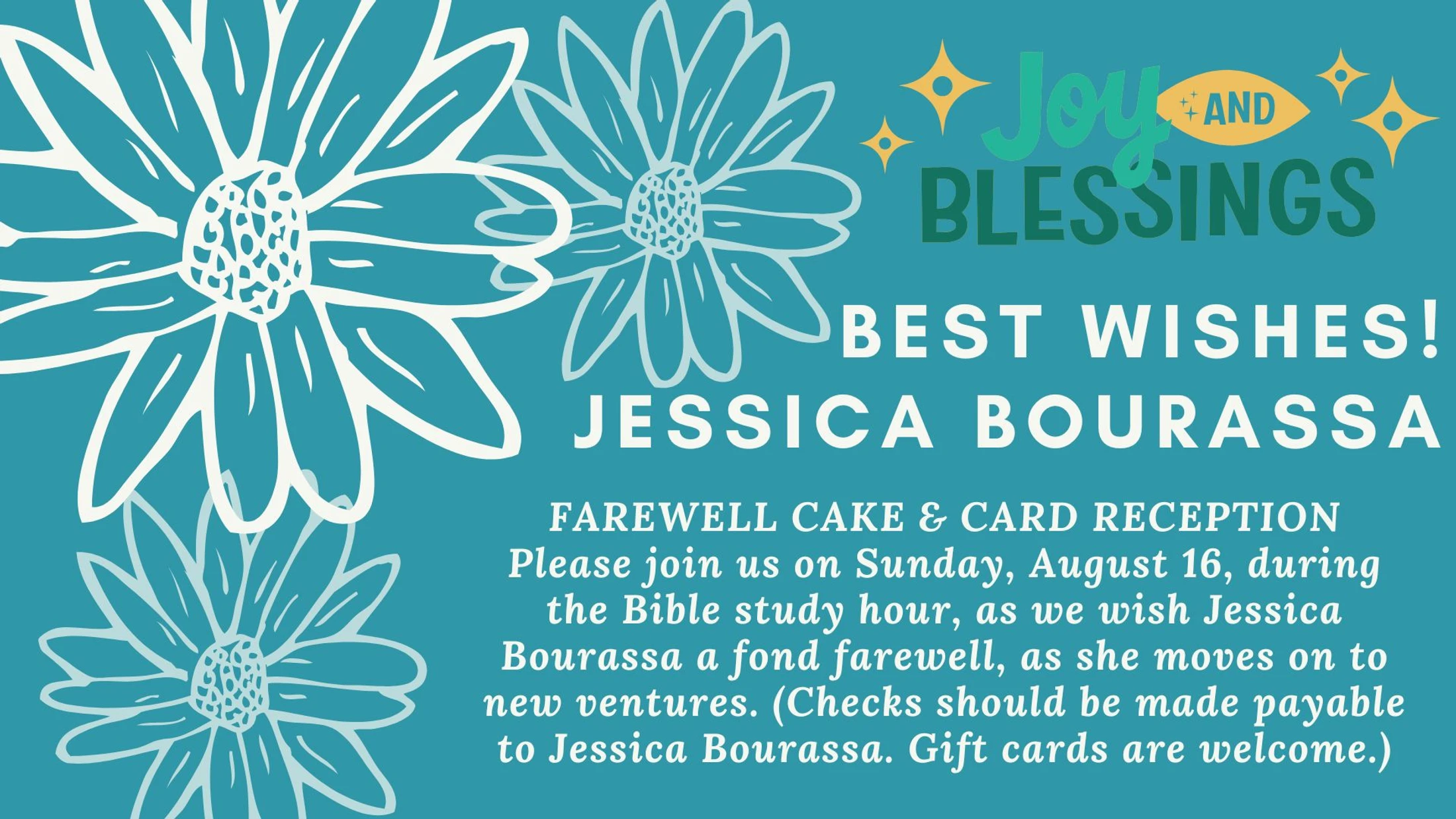 Jessica Bourassa Best Wishes Card Shower