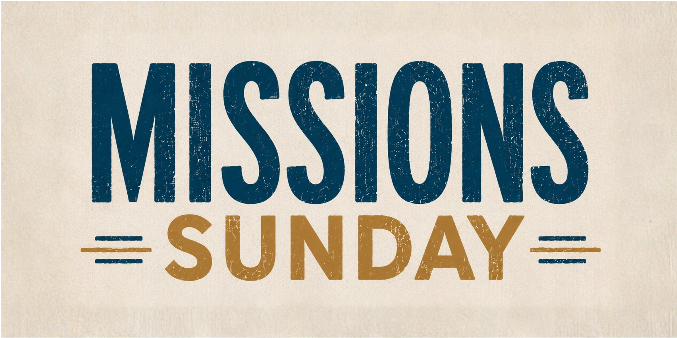 Missions Sunday