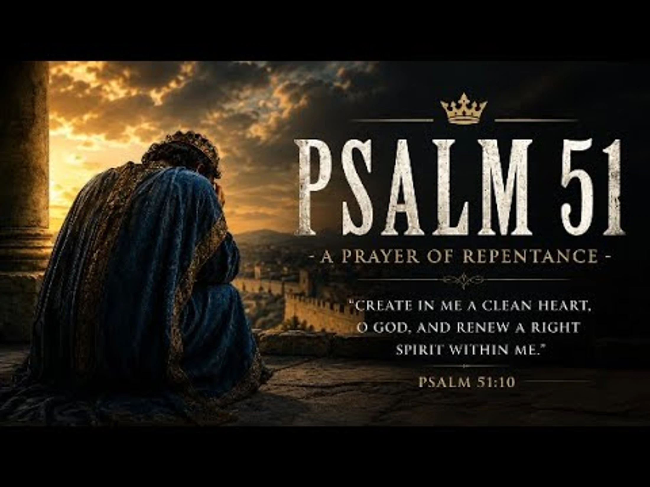 A Prayer of Repentance -- Psalm 51
