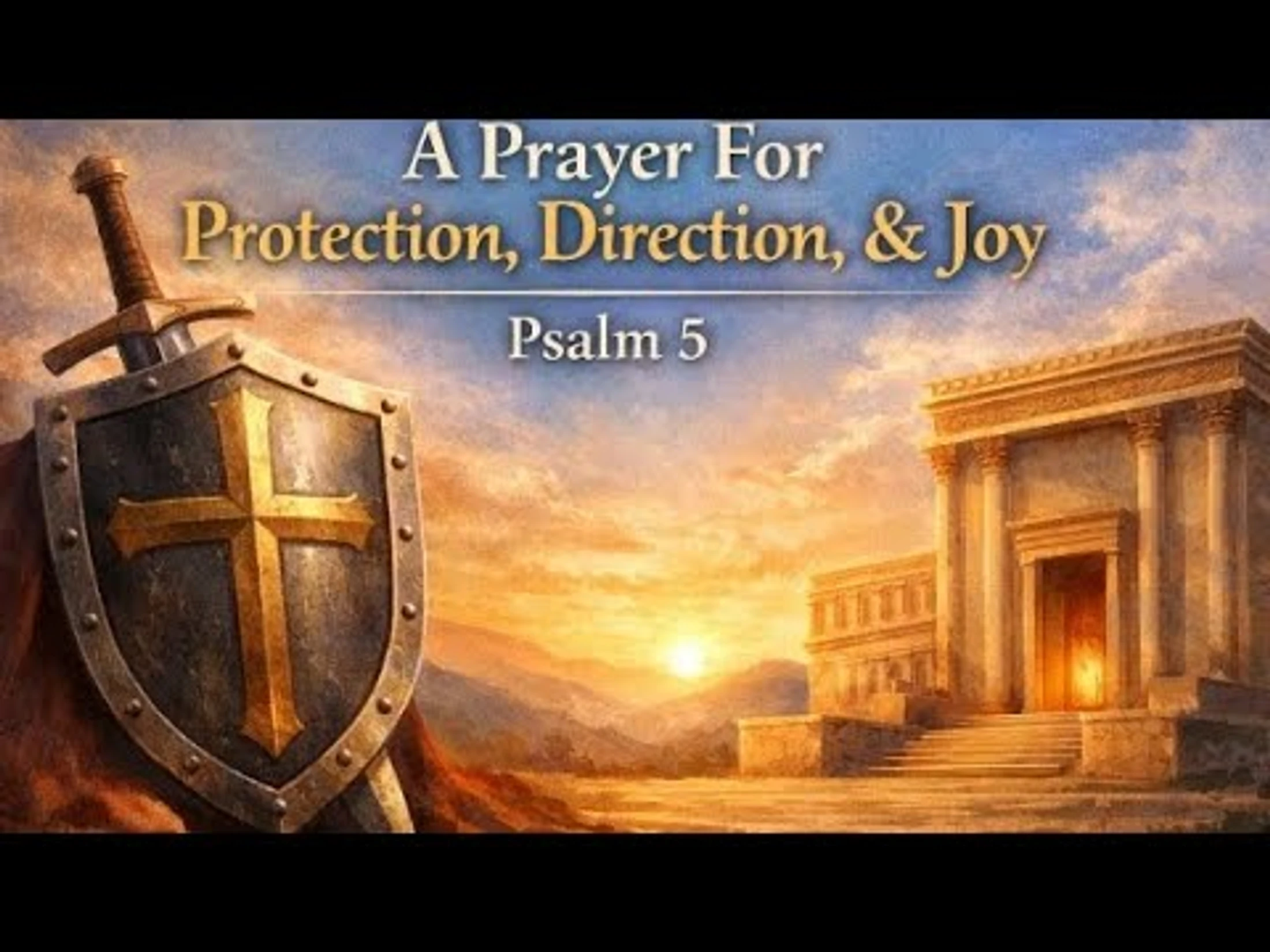A Prayer for Protection, Direction, and Joy -- Psalm 5