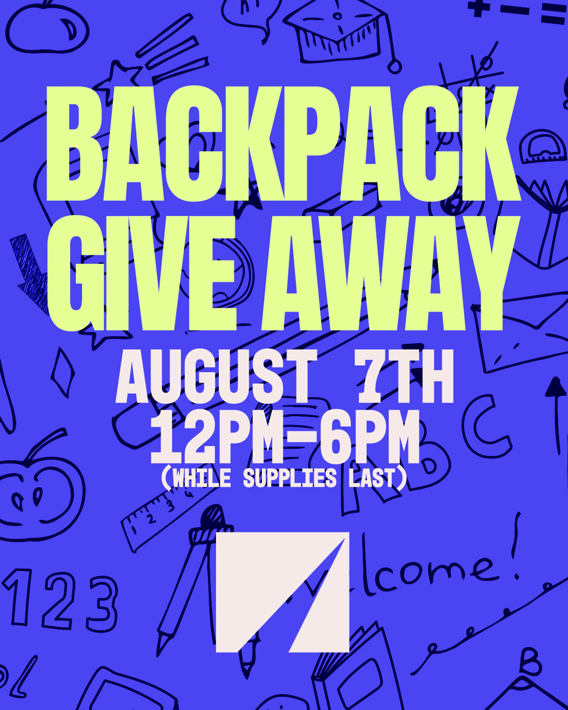 Backpack Give Away