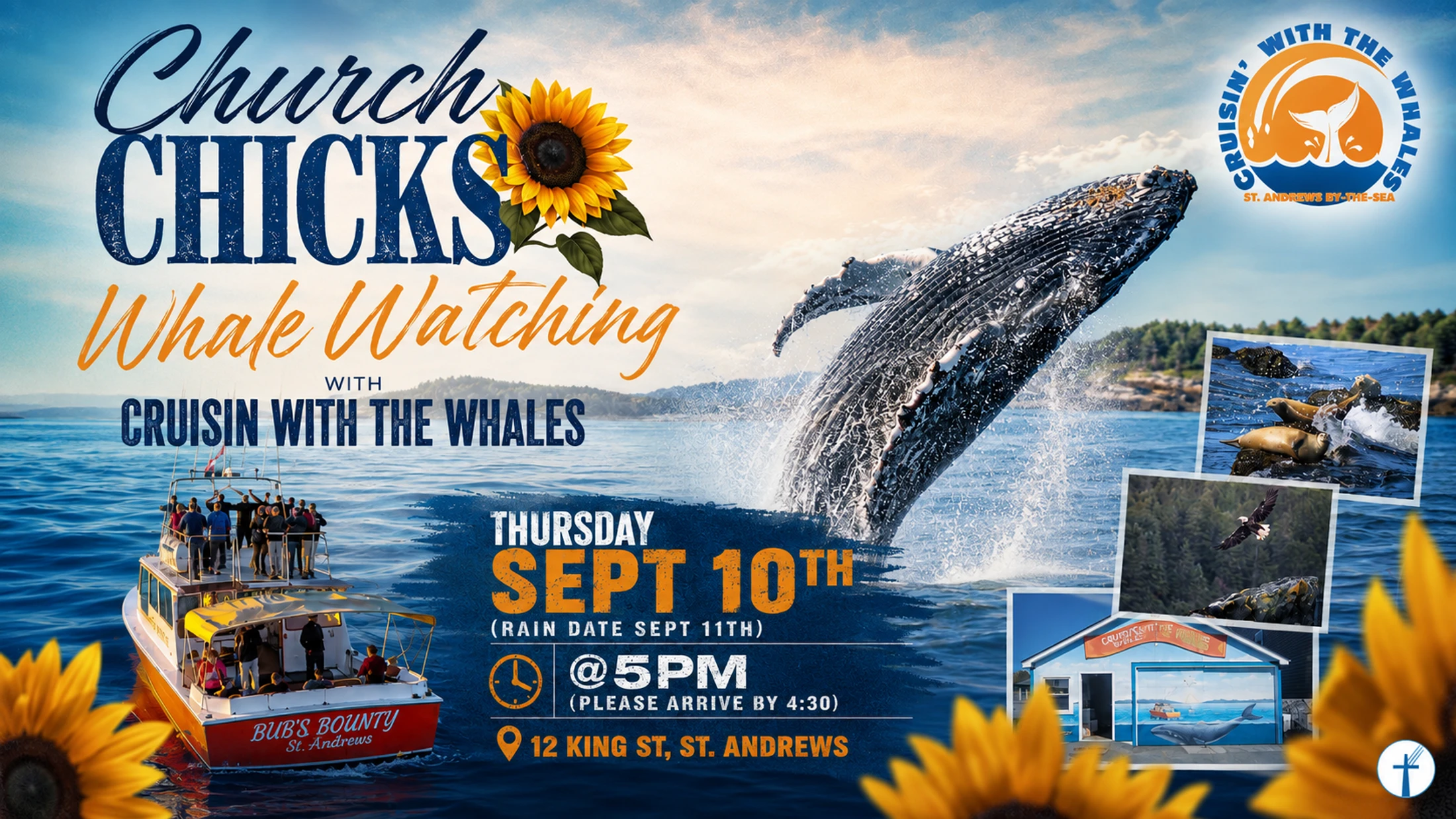Church Chicks Whale Watching