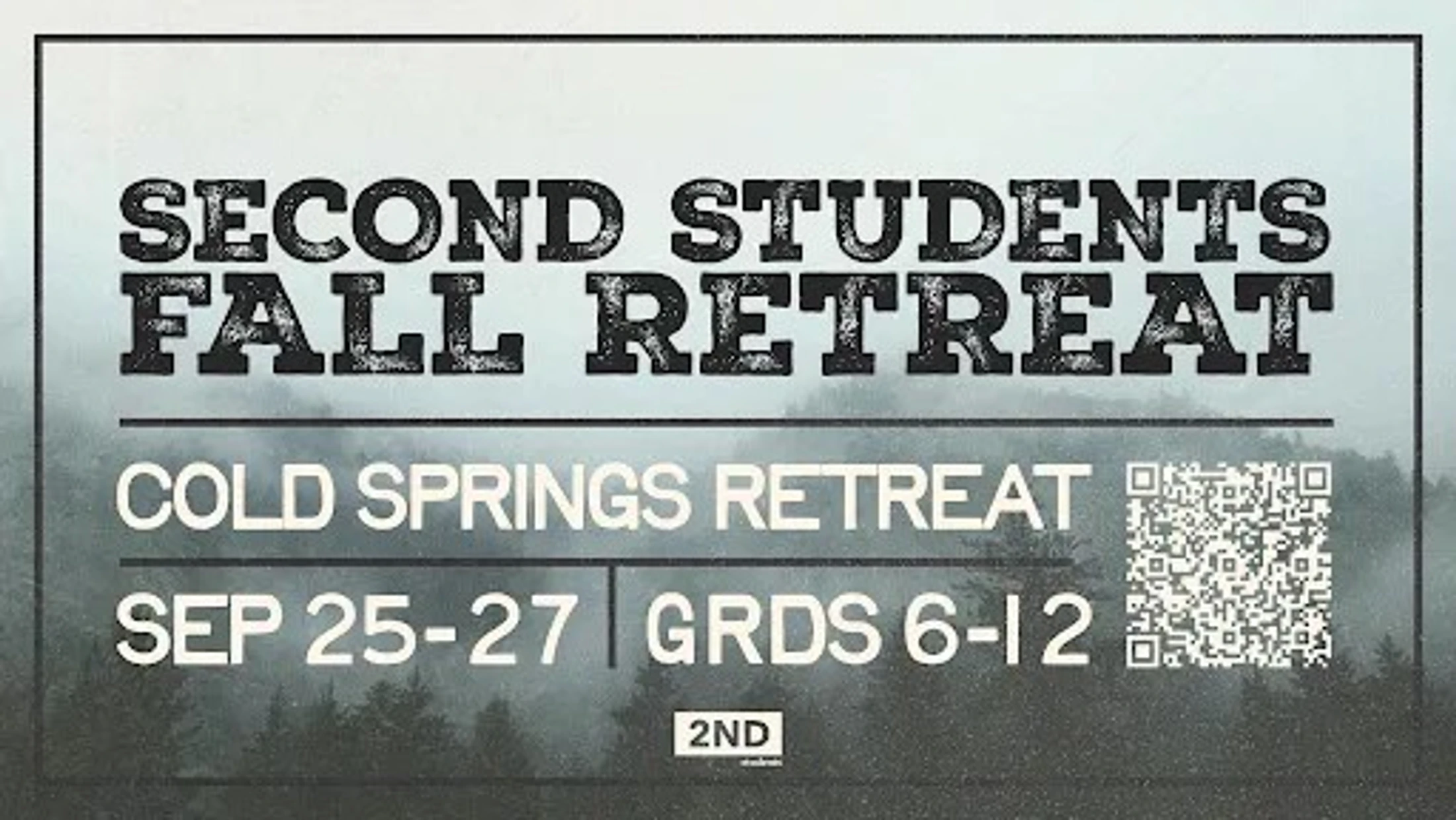 2ND Students Fall Retreat