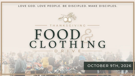 Volunteer At The Food & Clothing Drive