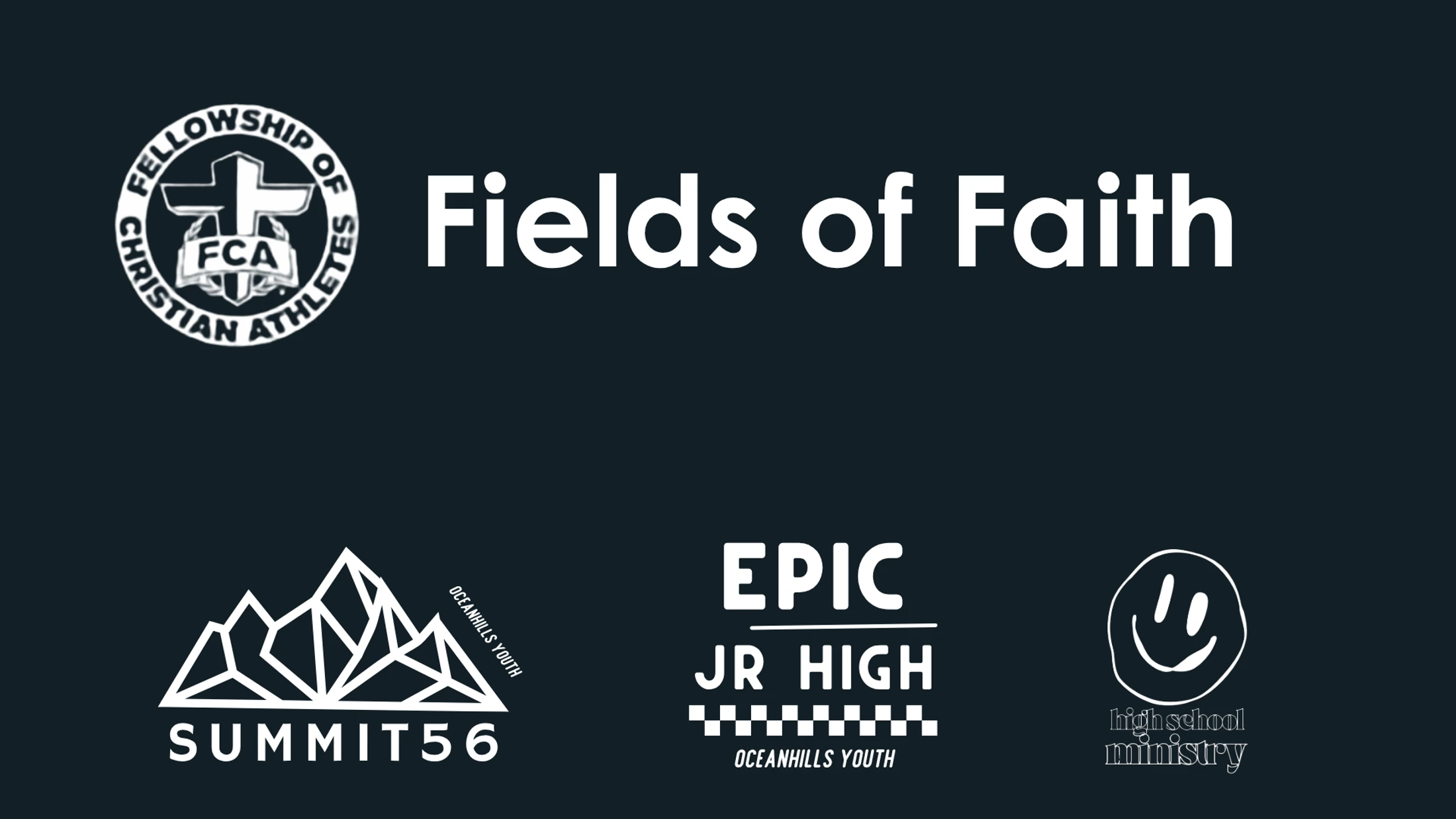 FCA Fields of Faith [ALL Youth Ministry]