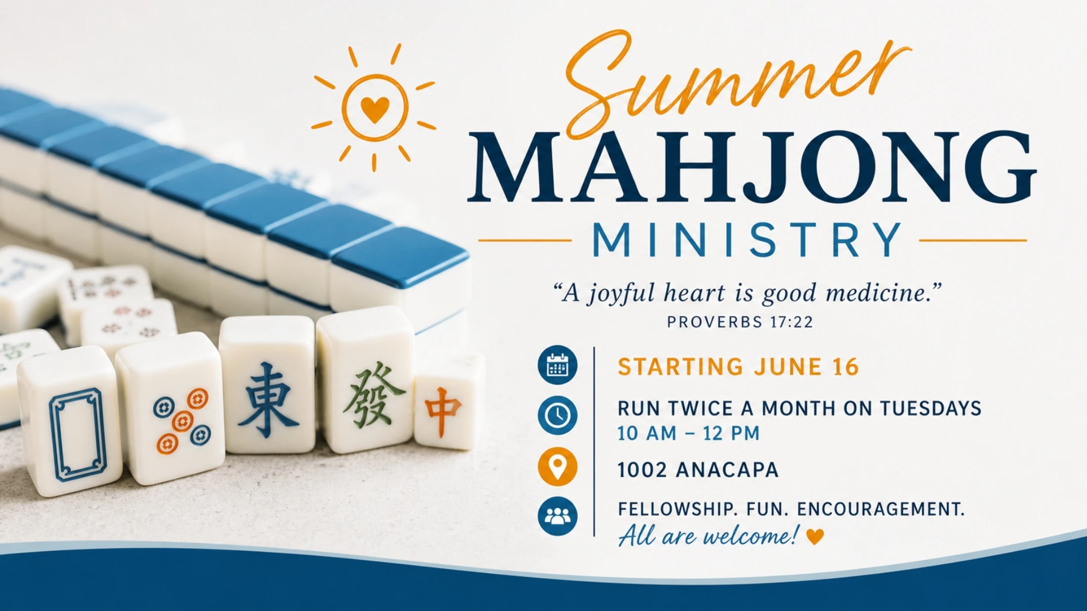 Summer Mahjong Minsitry