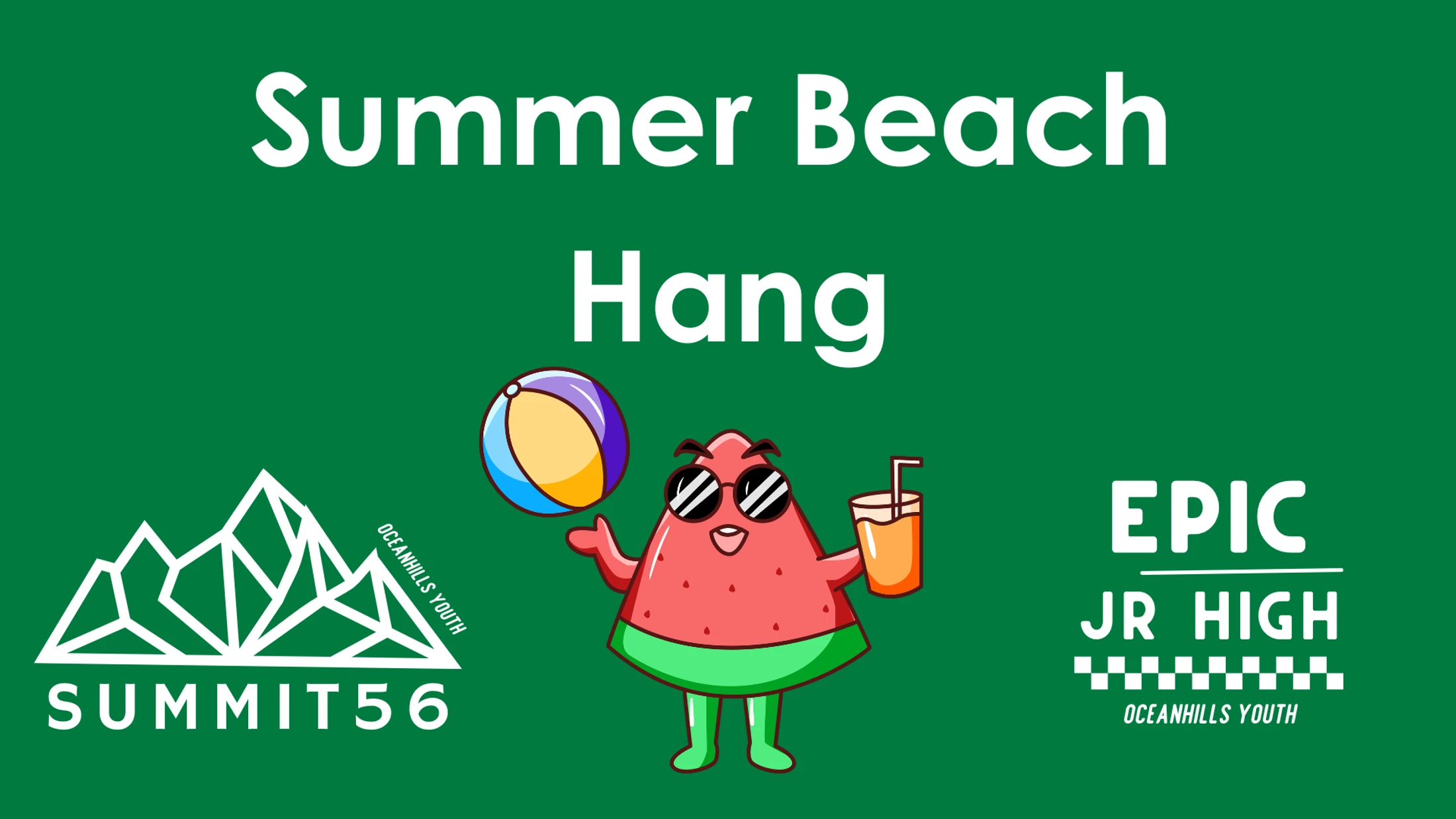 Summer Beach Hang [Summit 56 & EPIC Jr High Ministry]