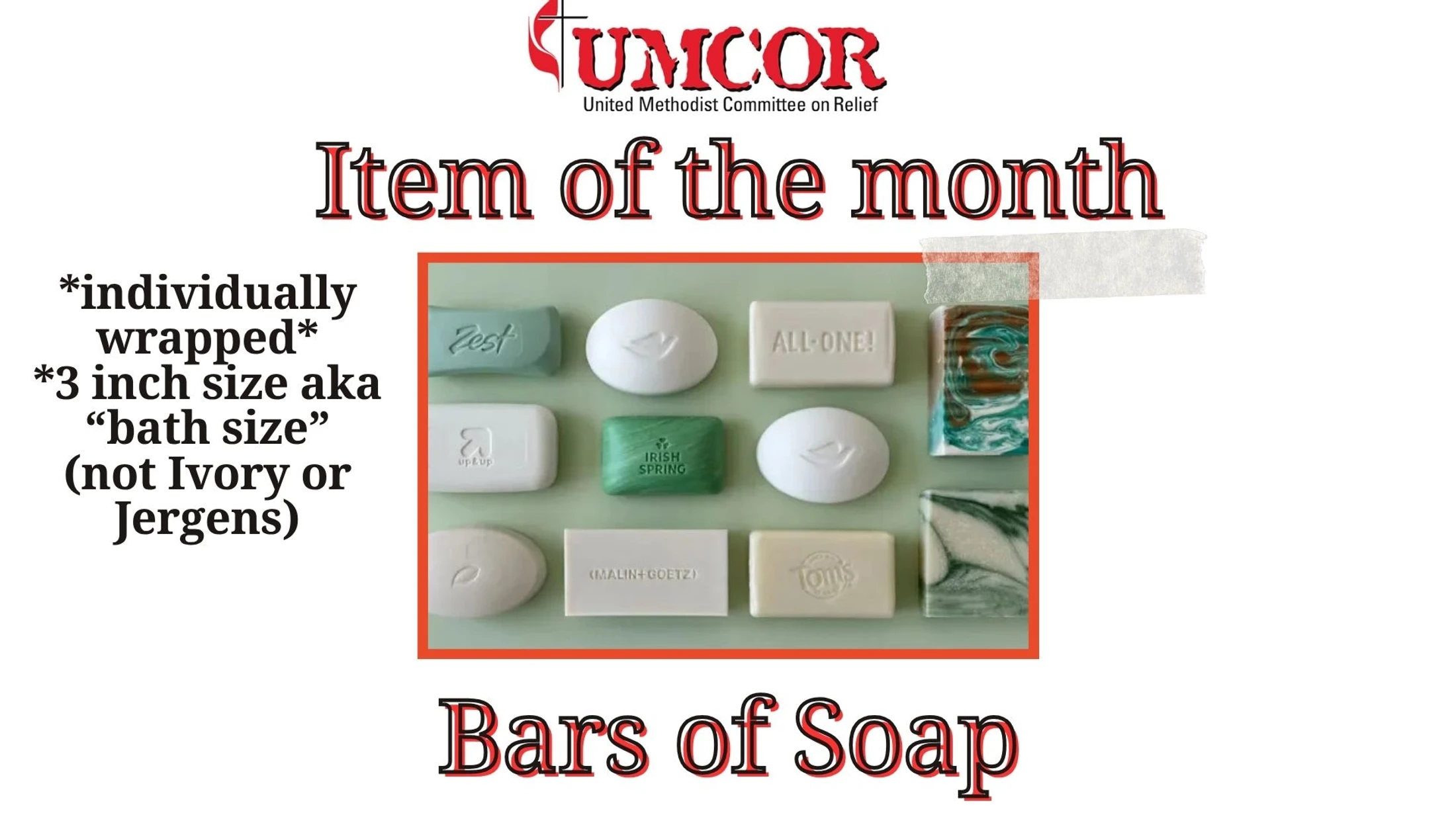 UMCOR Item of the Month