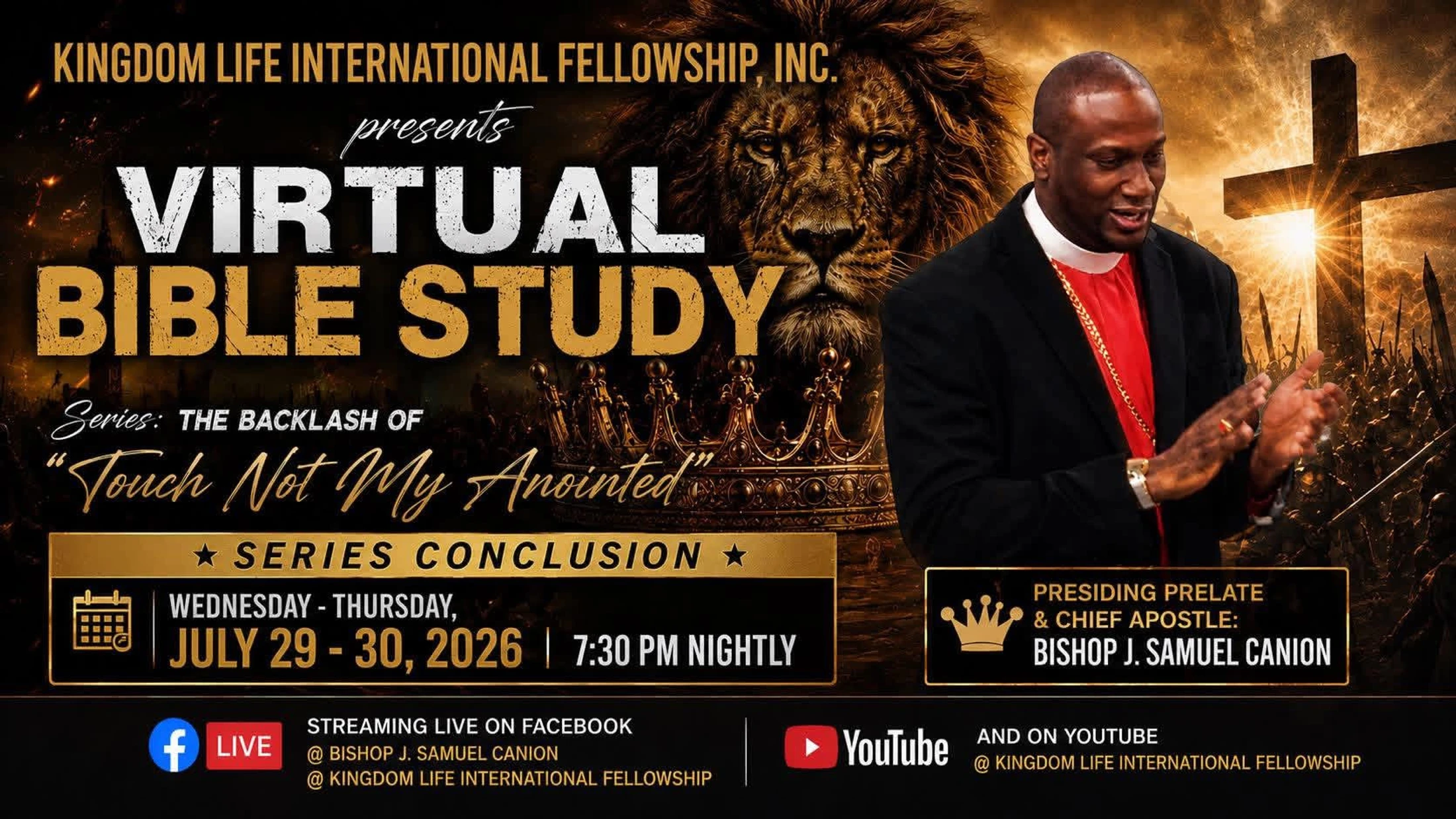 KLIF Bible Study - Series: "The Backlash of Touch Not My Anointed" | Part 1