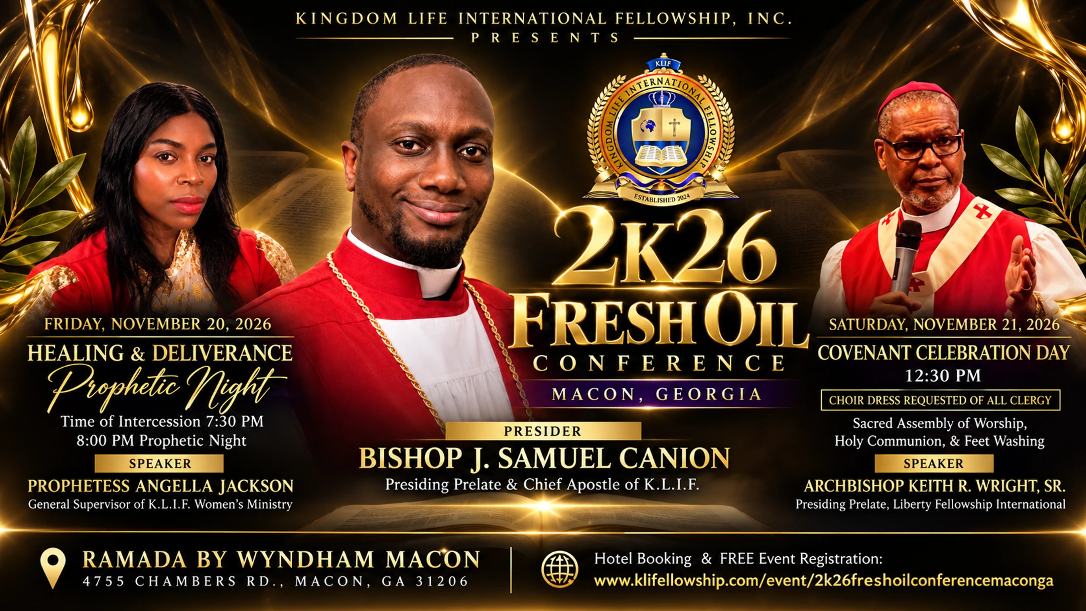 2K26 Fresh Oil Conference (Macon, GA)