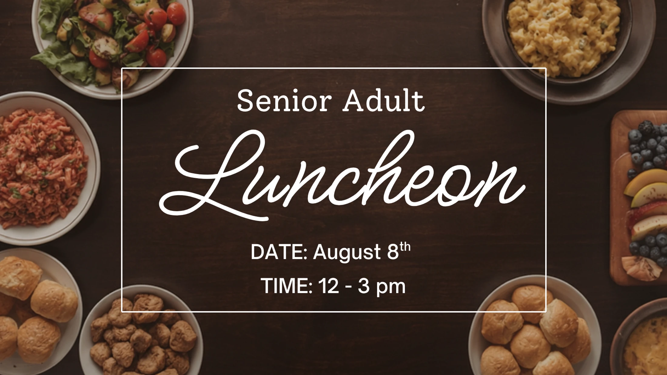 Senior Adult Fellowship Lunch