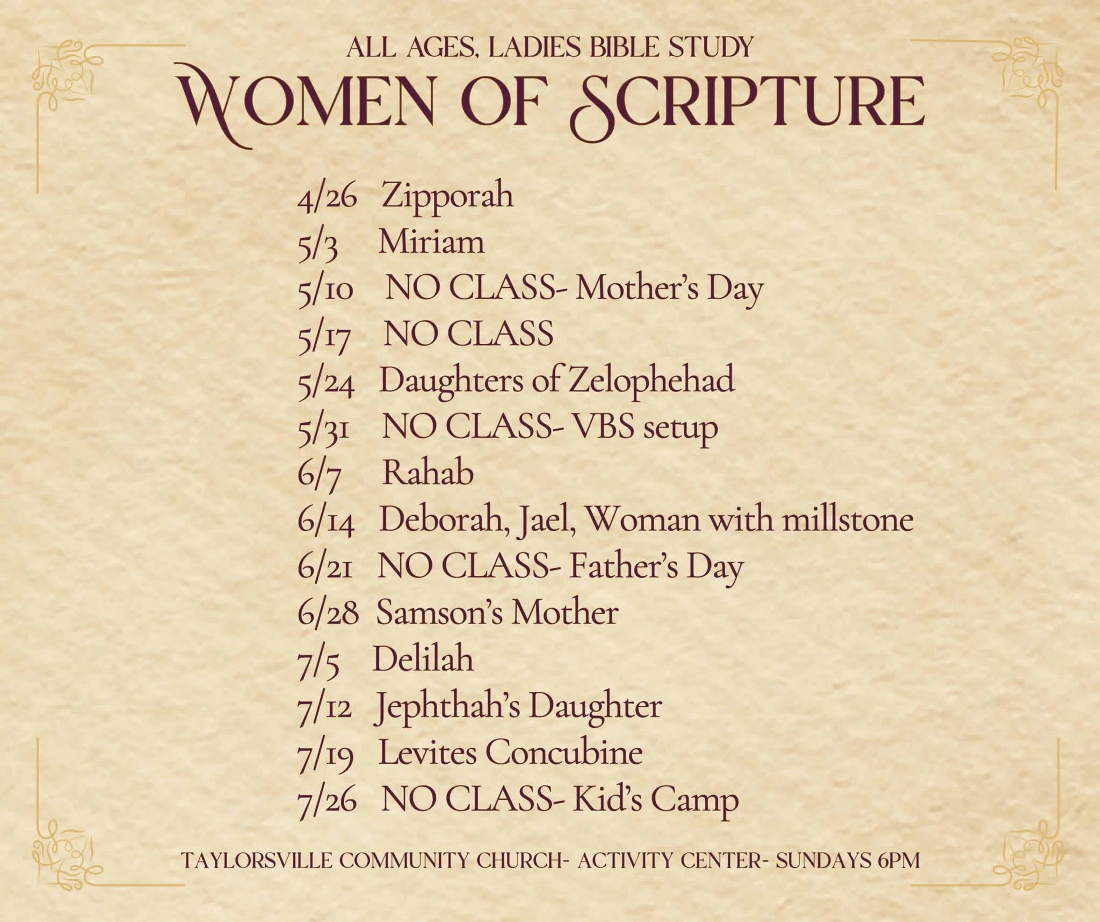Women of Scripture