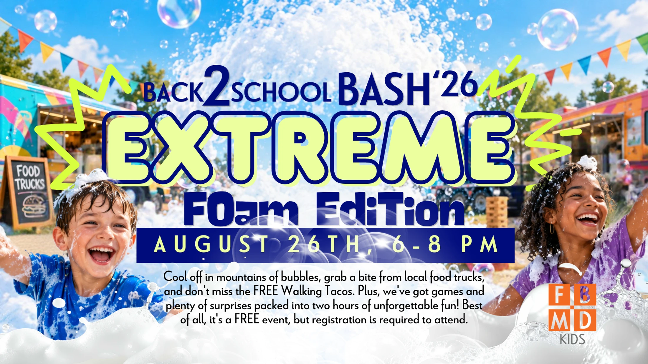 Back 2 School Bash for Kids!