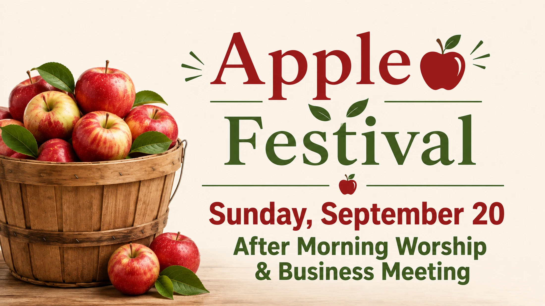 Apple Festival - Apple-Themed Potluck