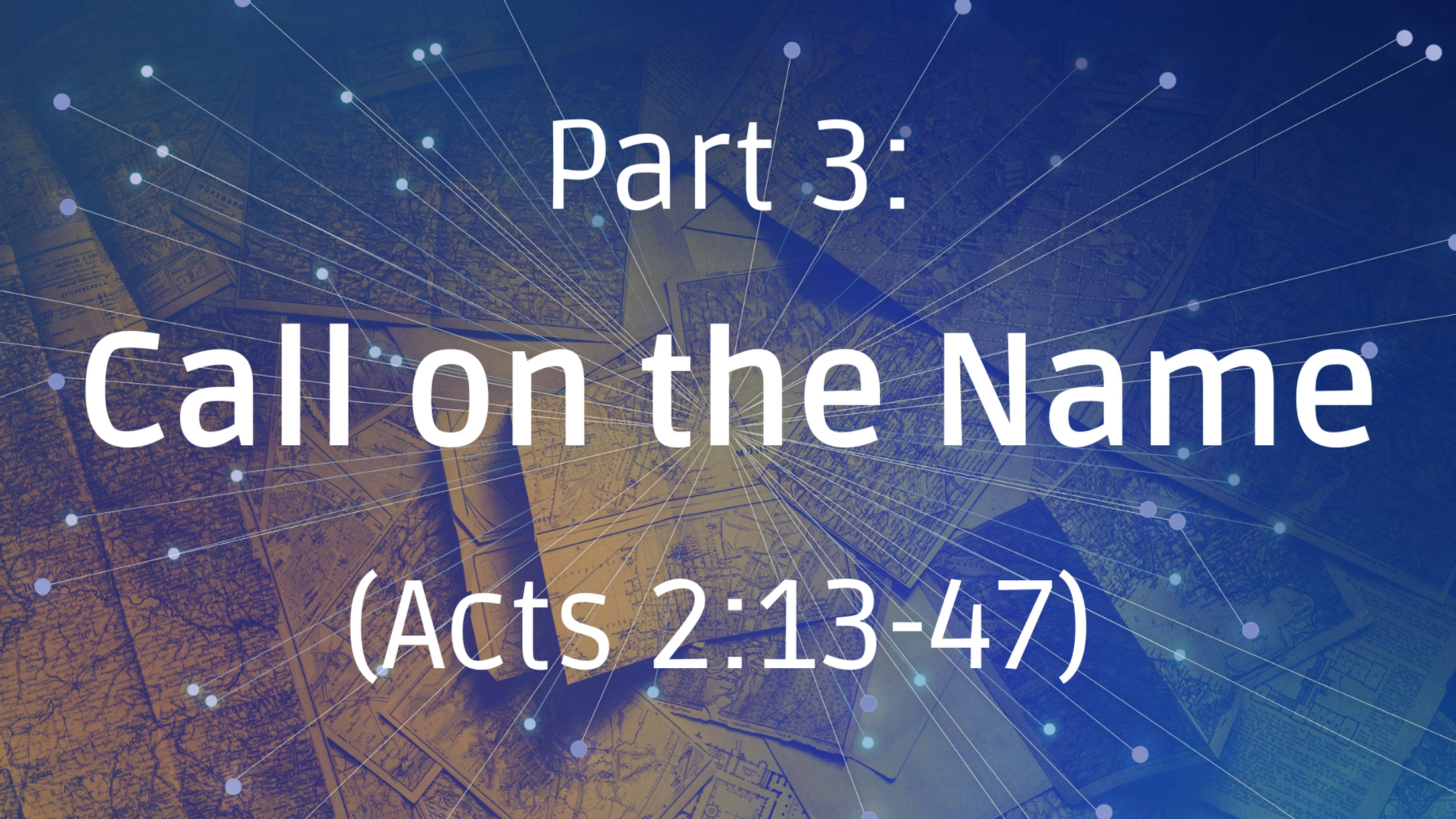 Call on the Name, Acts 2:13-47 - Part 3 - August 2, 2026
