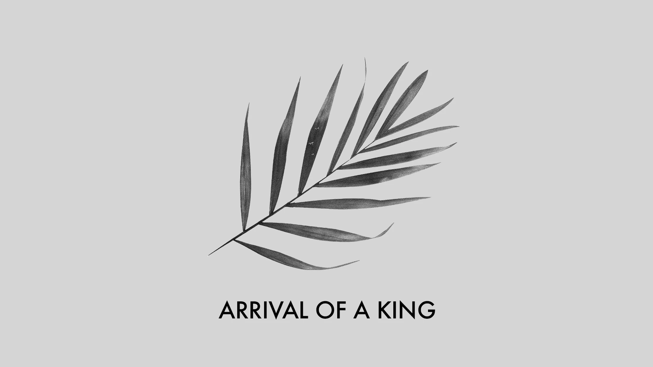 King Jesus: Arrival of a King