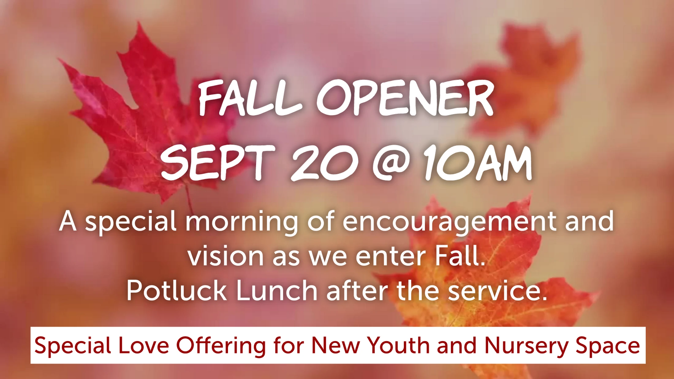 Fall Opener