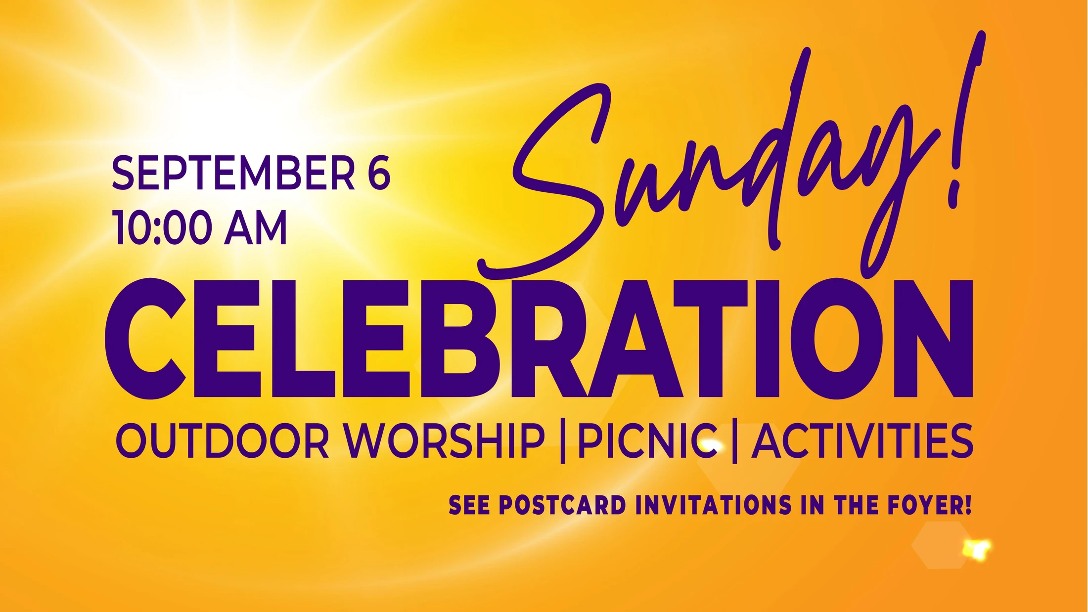 Celebration Sunday