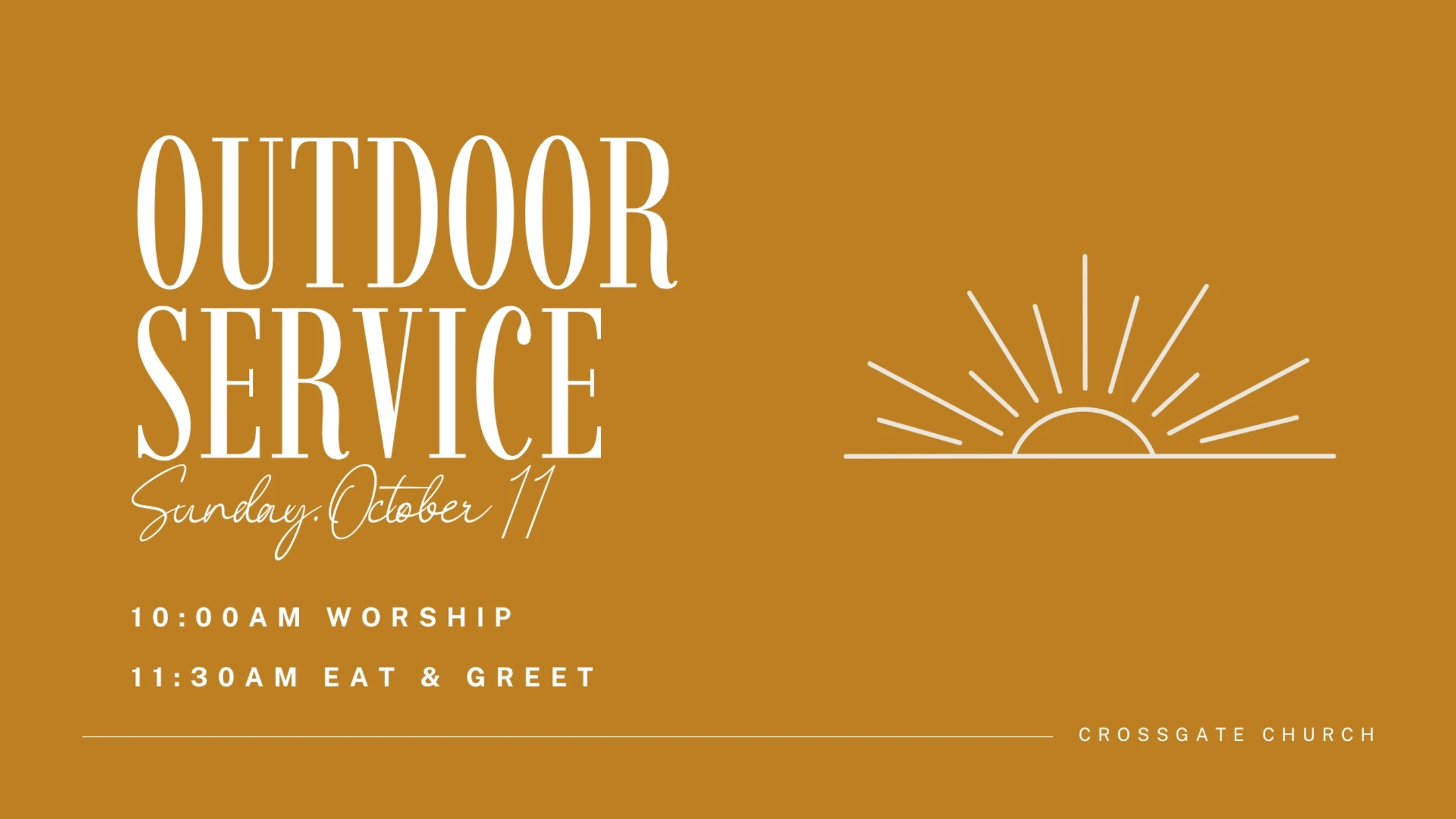 Outdoor Service