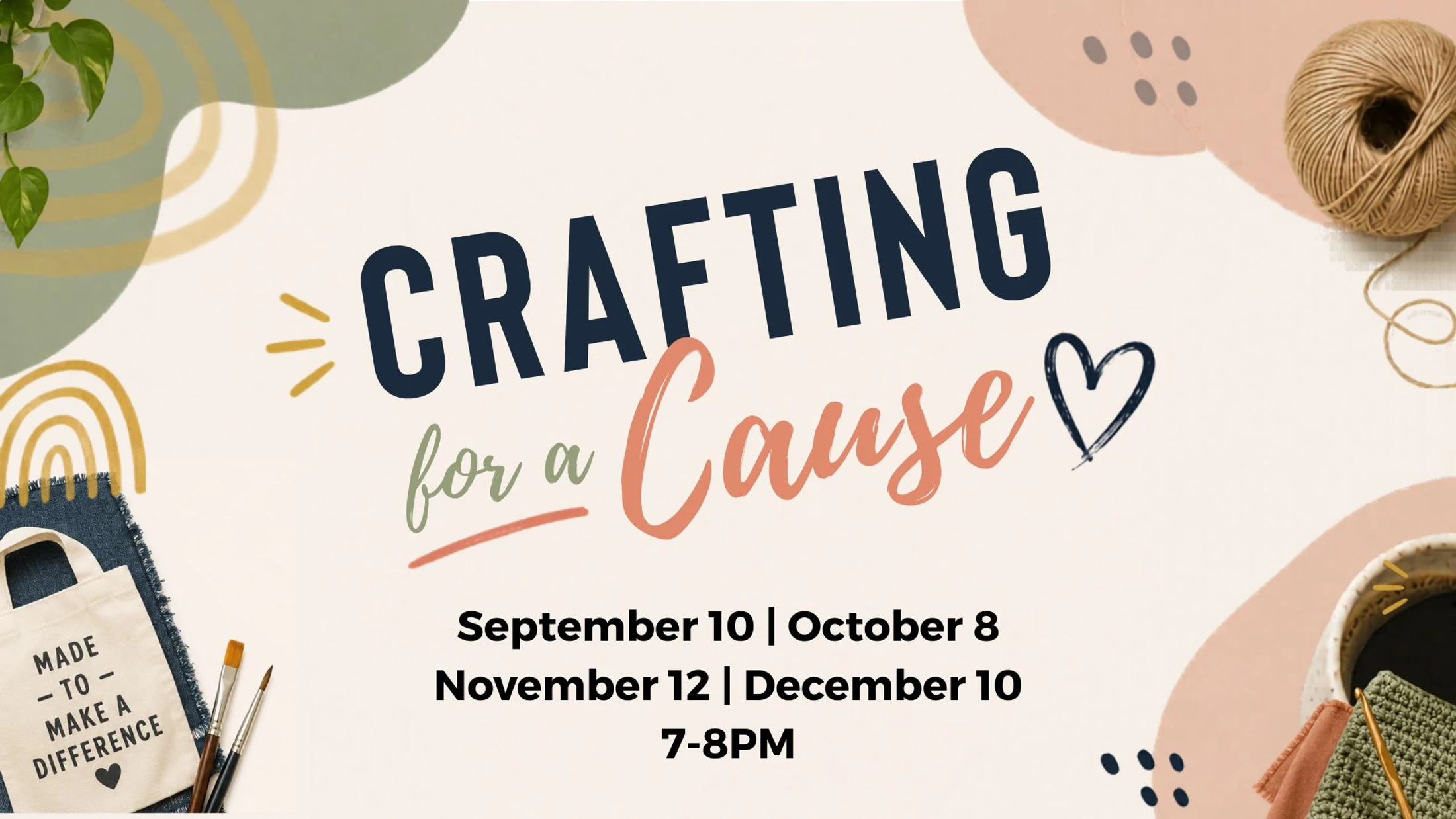 New Small Group: Crafting for a Cause(copy)