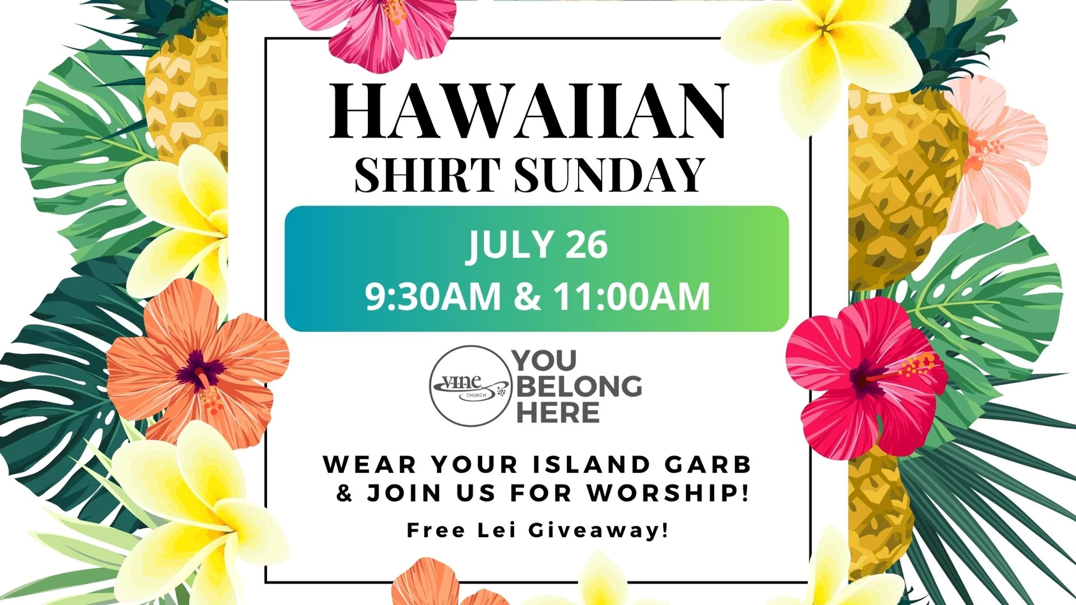 Hawaiian Shirt Sunday