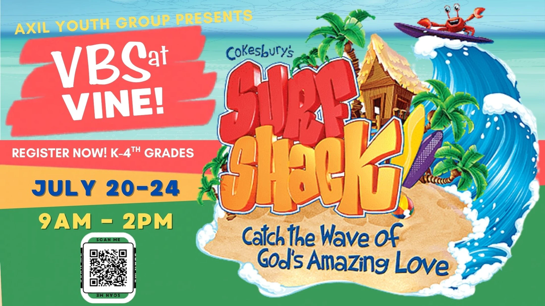 Vacation Bible School: July 20-24
