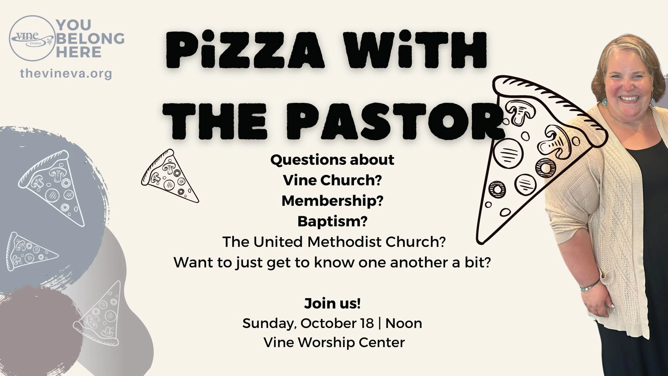 Pizza with the Pastor