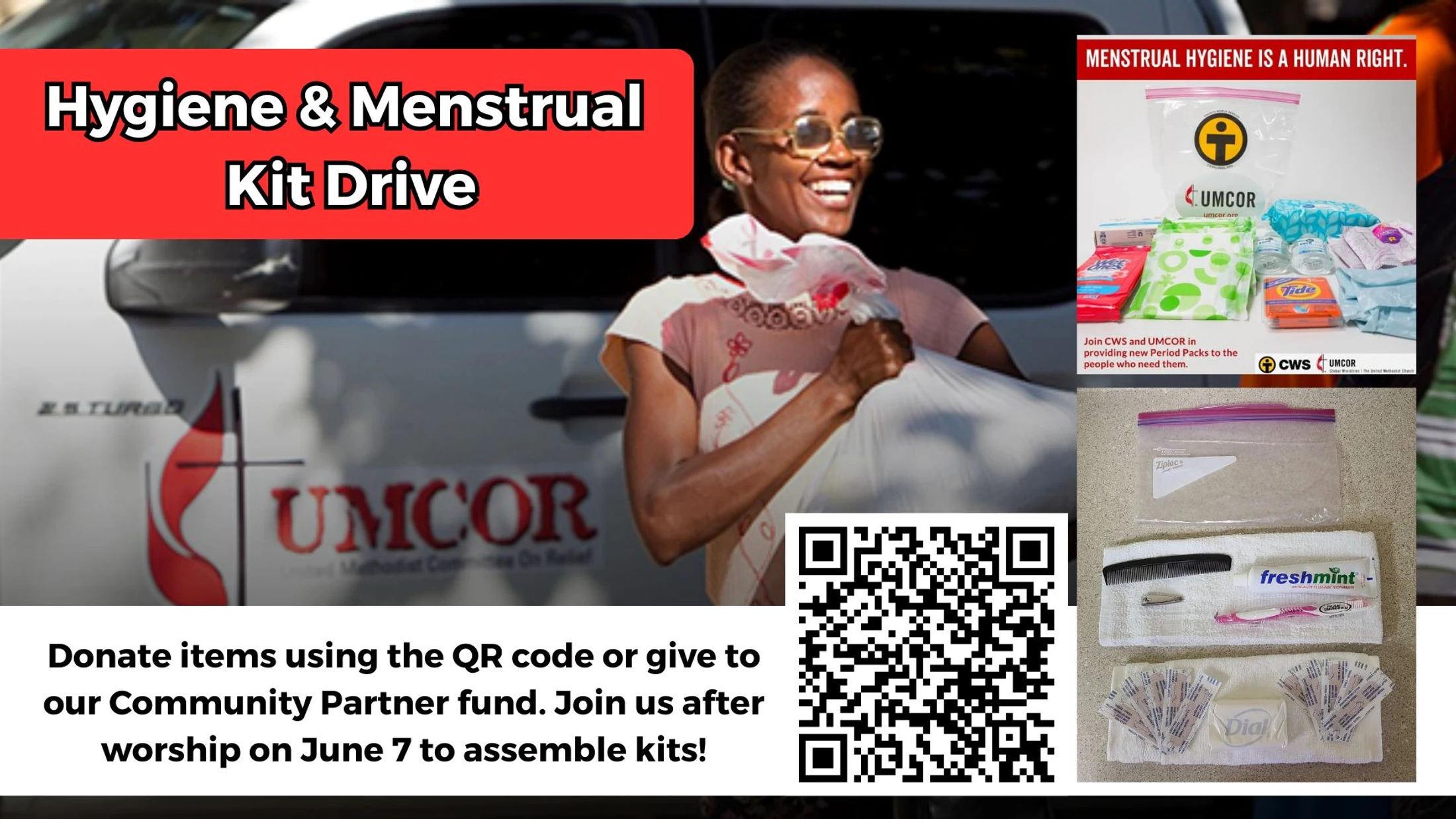 Hygiene & Menstrual Kit Drive