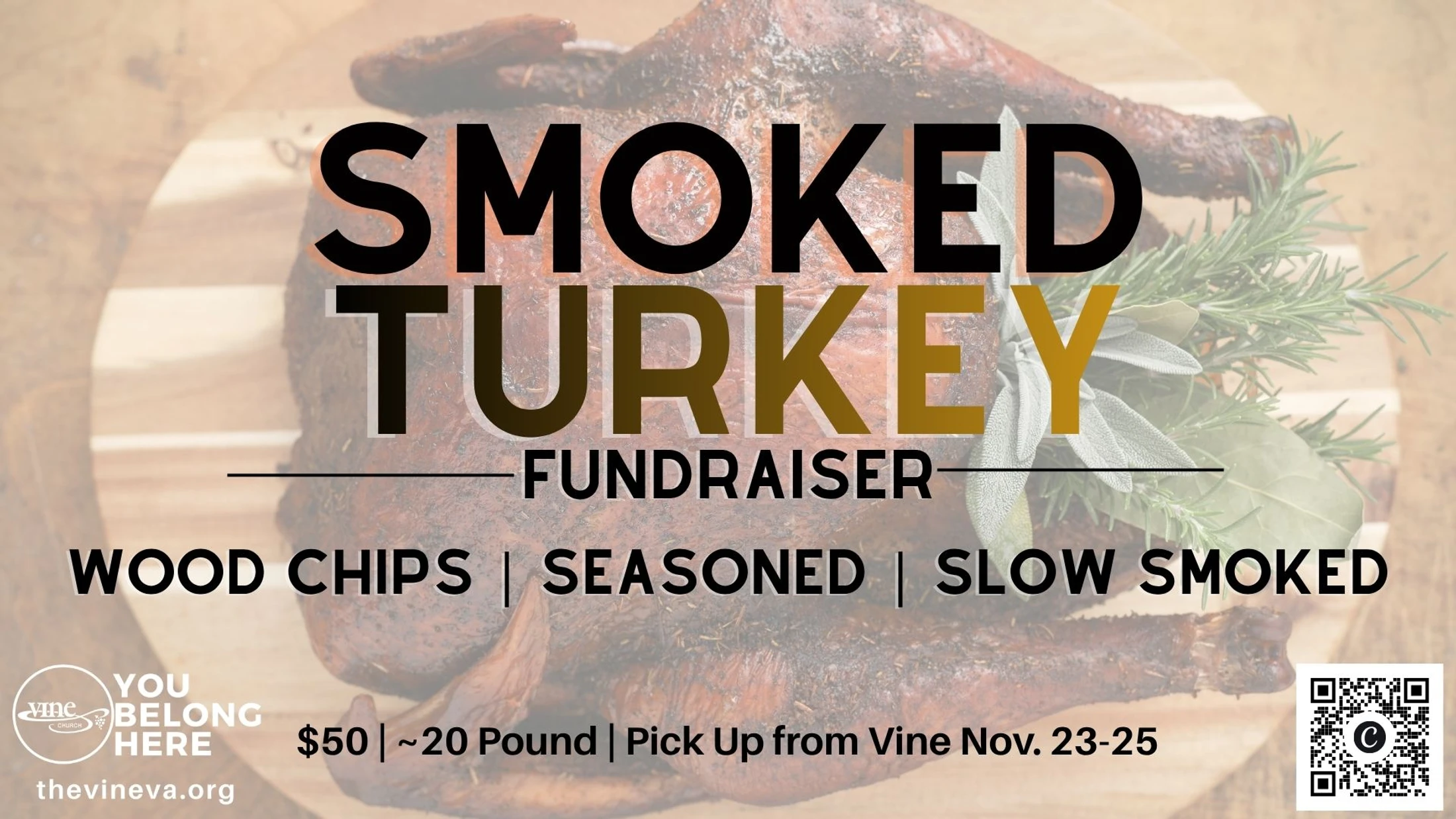 Smoked Turkey Fundraiser