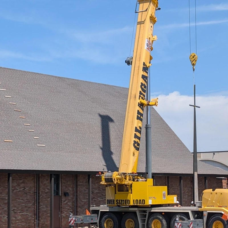 Removal of steeple
