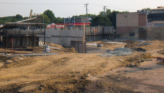 Basement walls taking shape