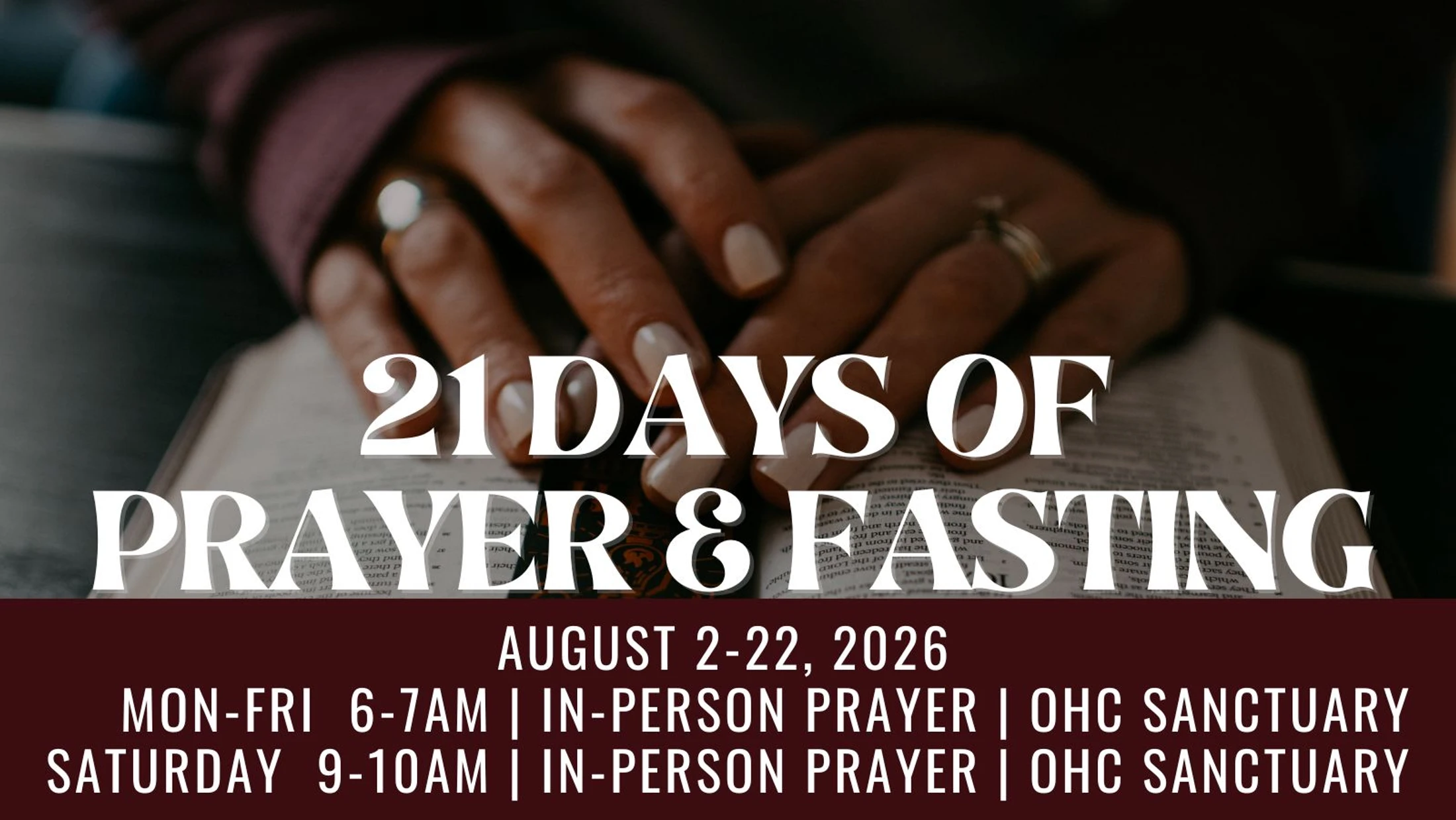 21 Days of Prayer