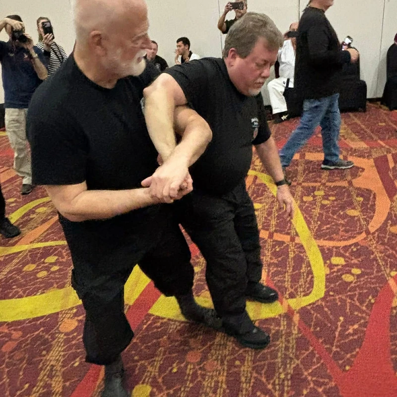 <span><b>Soke Murdock being an Uke for Stephen Hayes at his seminar.</b></span>