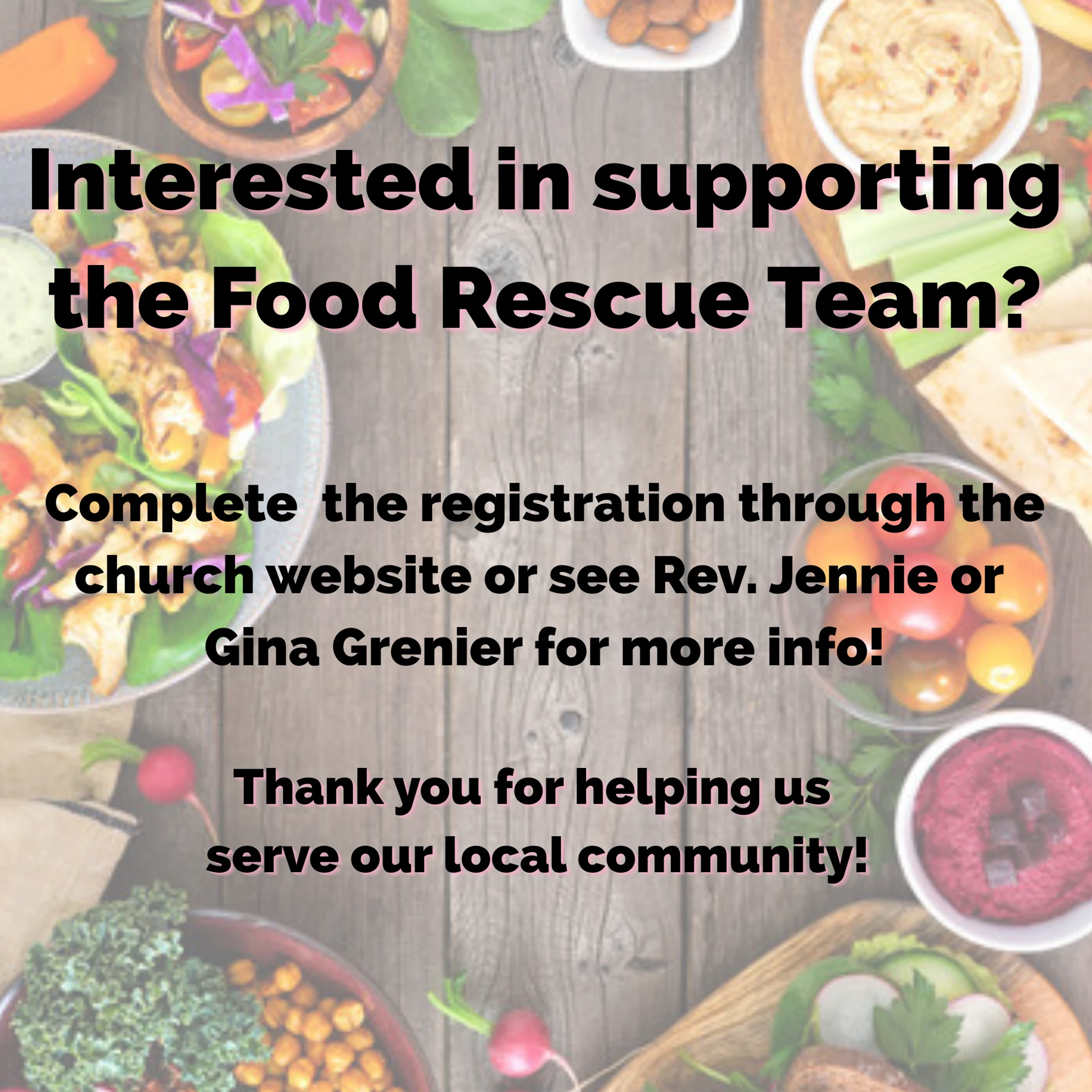 Join The Food Rescue Team