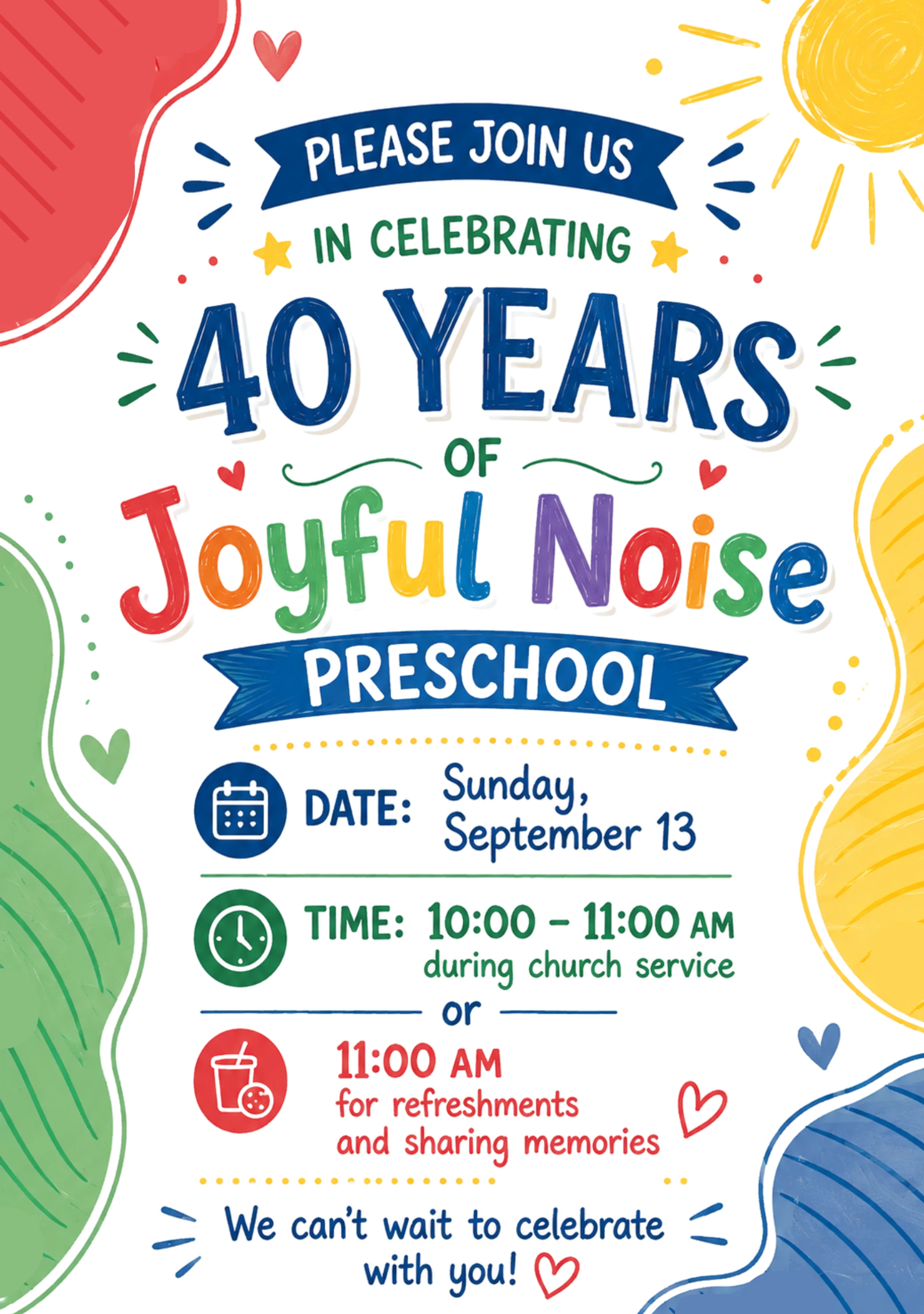 Joyful Noise Celebrates 40 Years