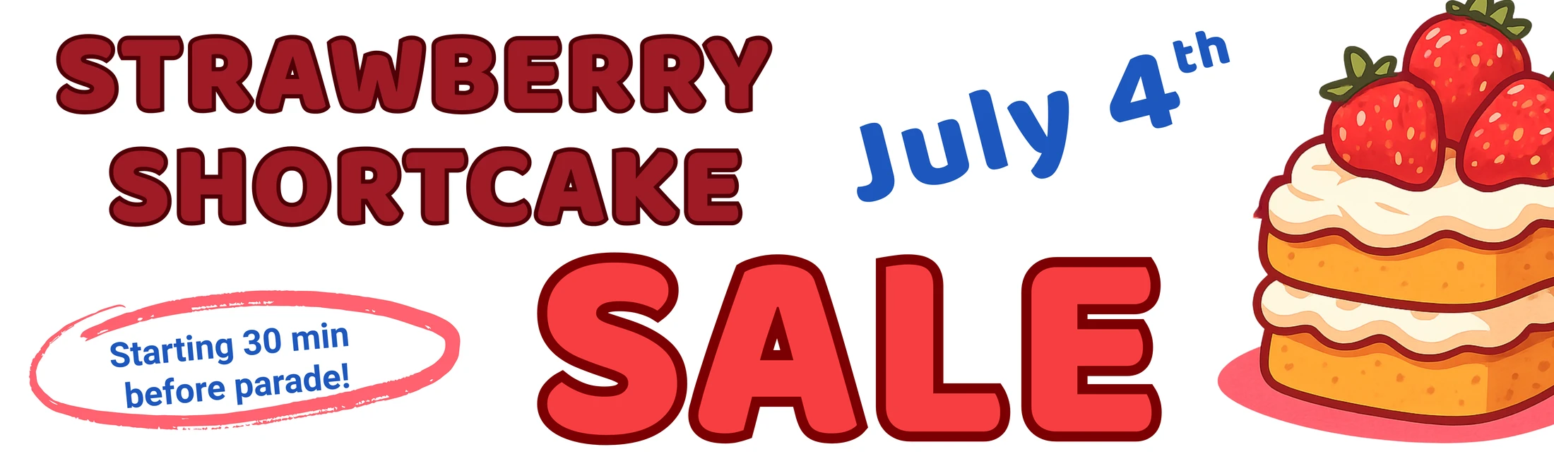 Strawberry Shortcake Sale