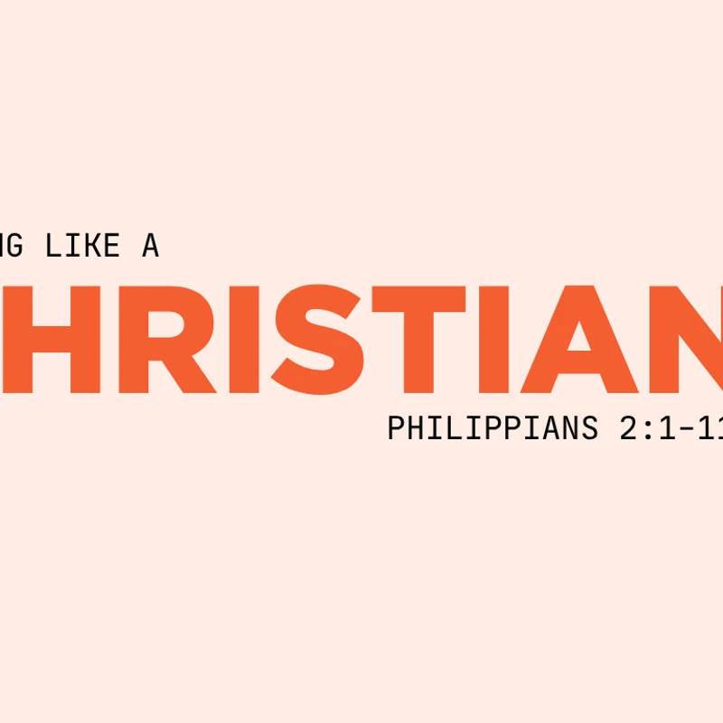 Living like a christian