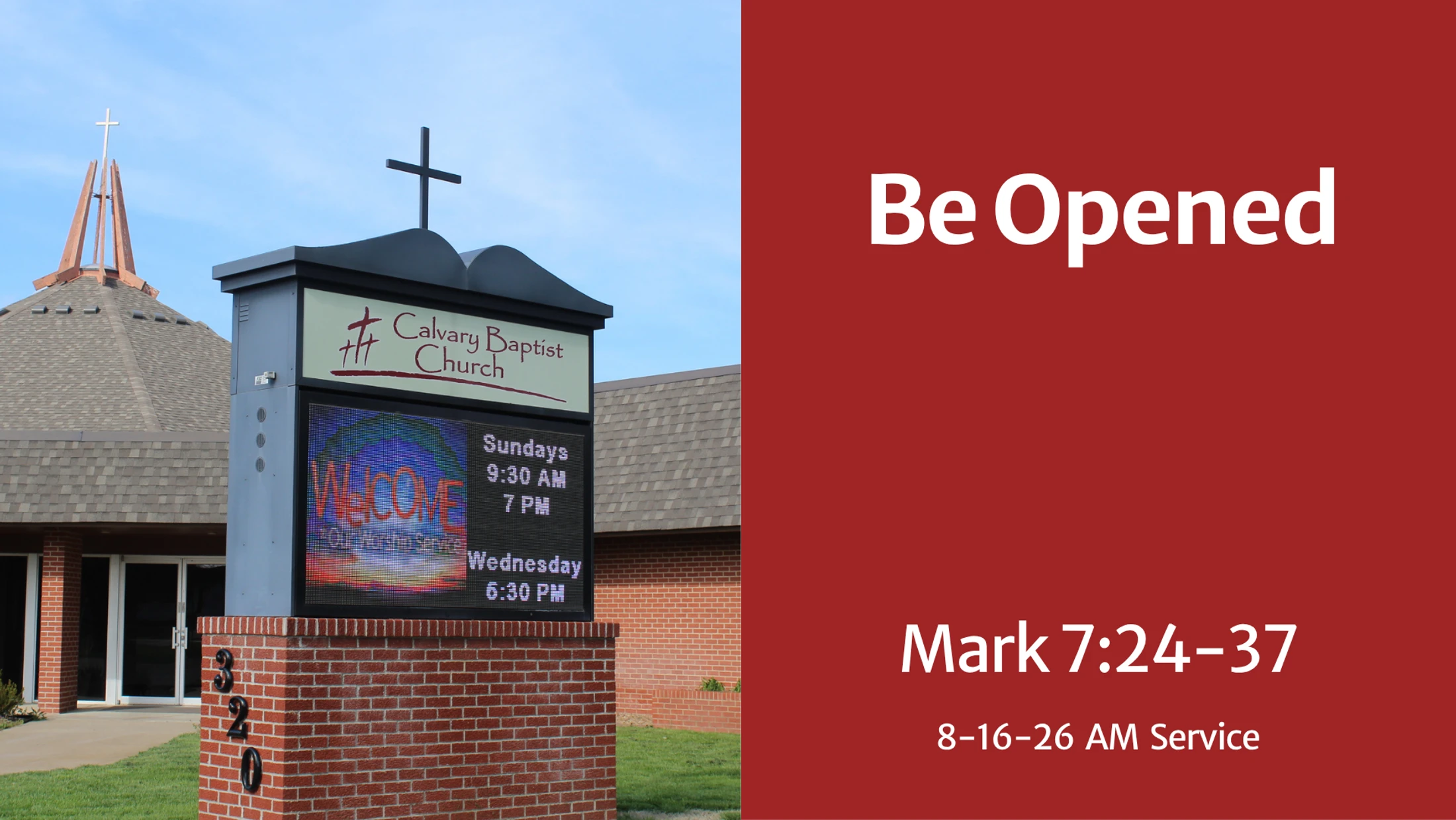 Be Opened