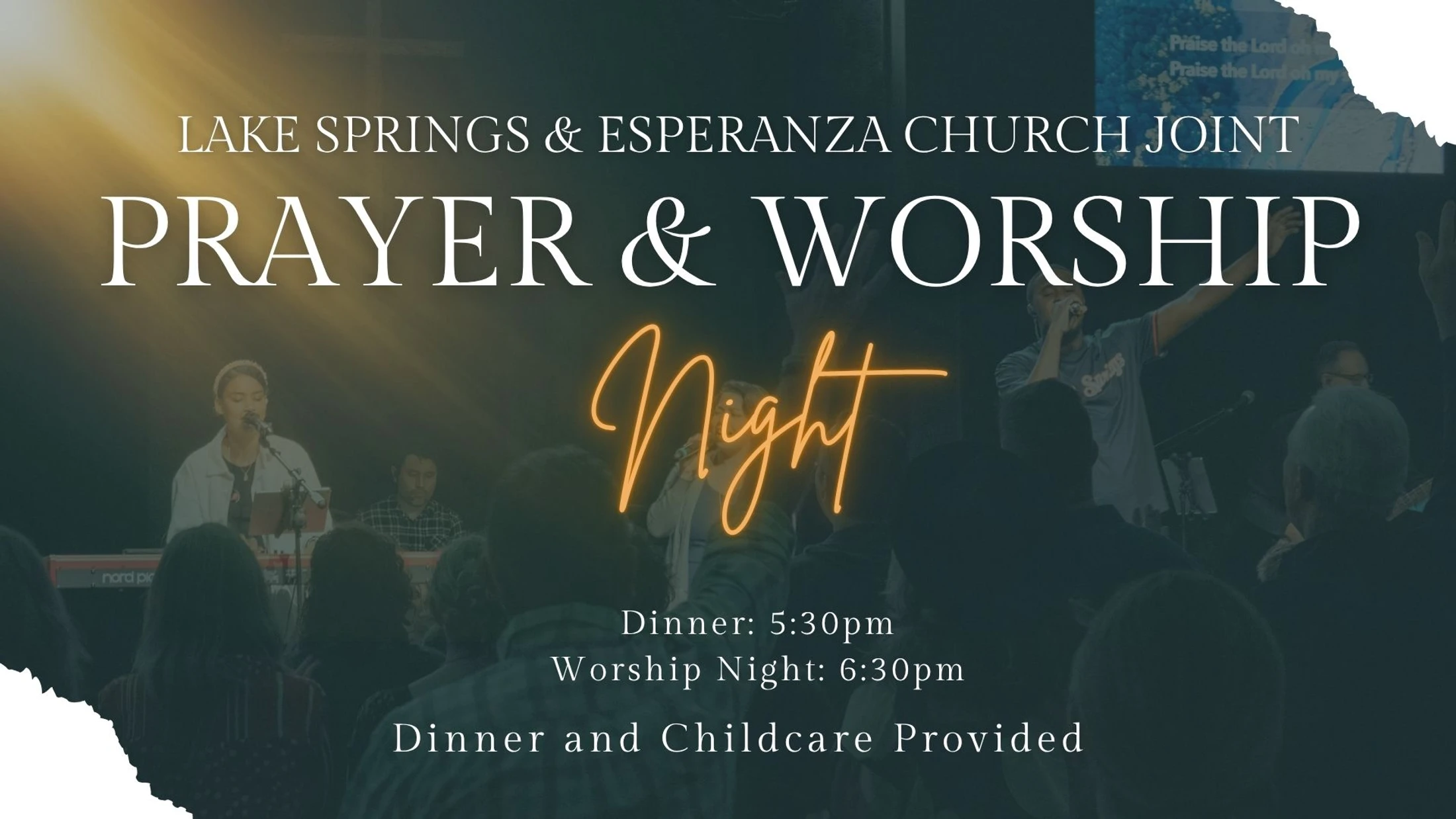Joint Prayer and Worship Night with Dinner